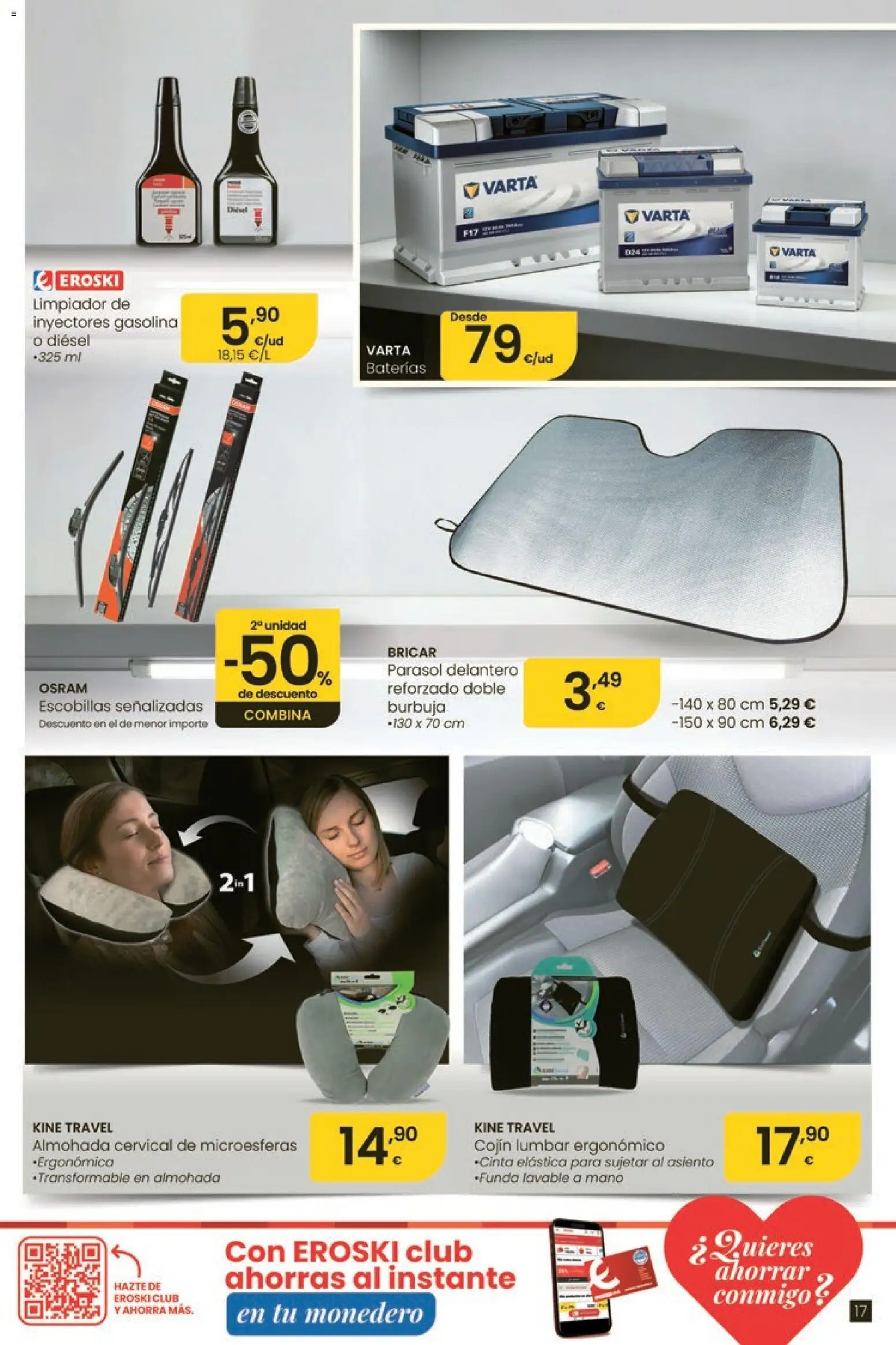 Eroski Oh! Oferta Pontevedra │ válido desde el 11.06.2026 | Página: 17 | Productos: Almohada, Cojín