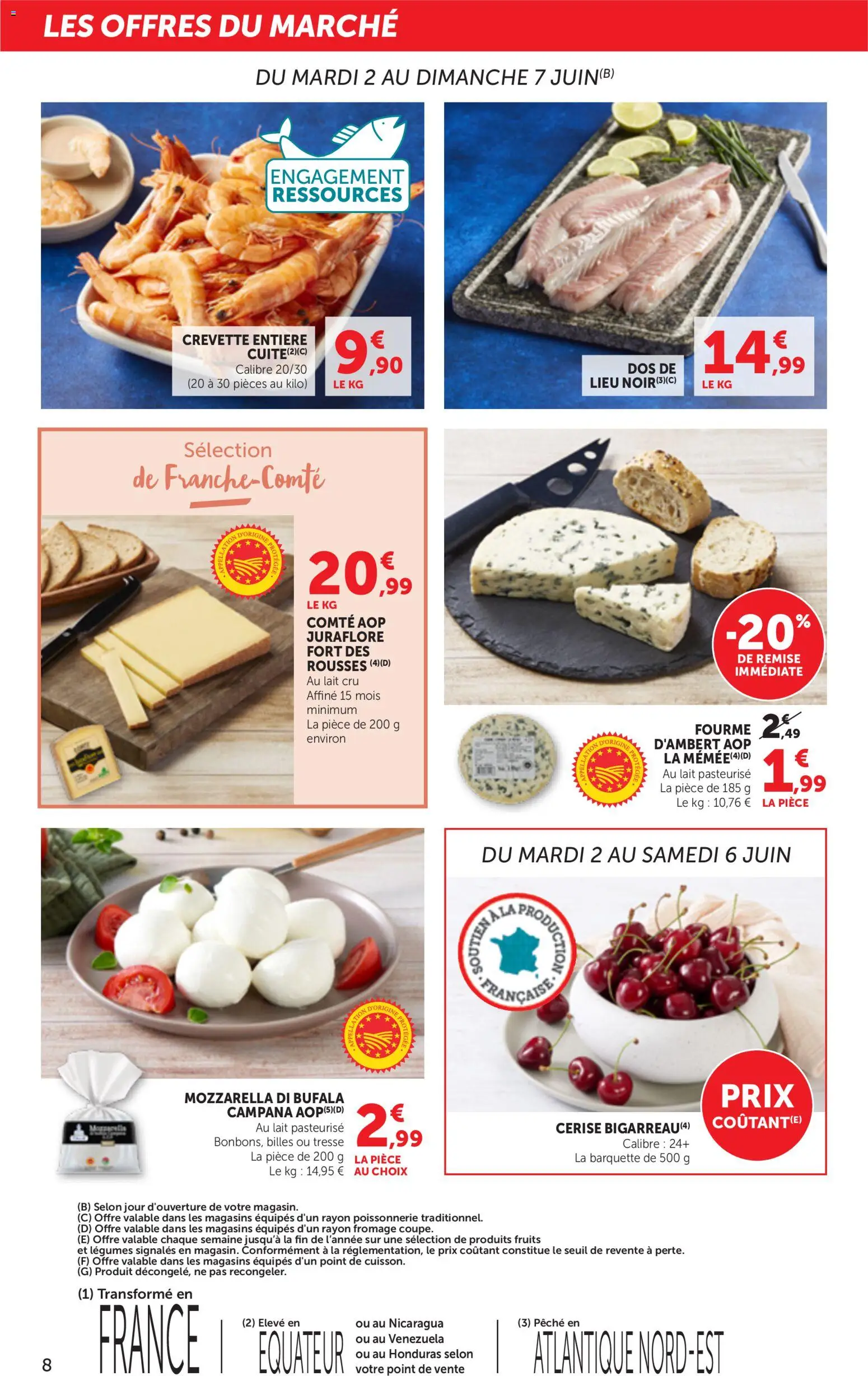 {H1} | Page: 8 | Produits: Pêche, Crevette, Poissonnerie, Fromage