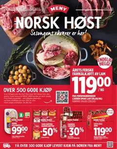 Forhåndsvisning av Meny kundeavis gyldig fra 24/09/2026