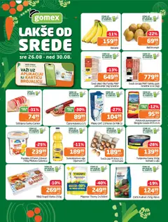 Gomex katalog Lakše od srede - pregled Gomex kataloga - važi od 26.08.2026
