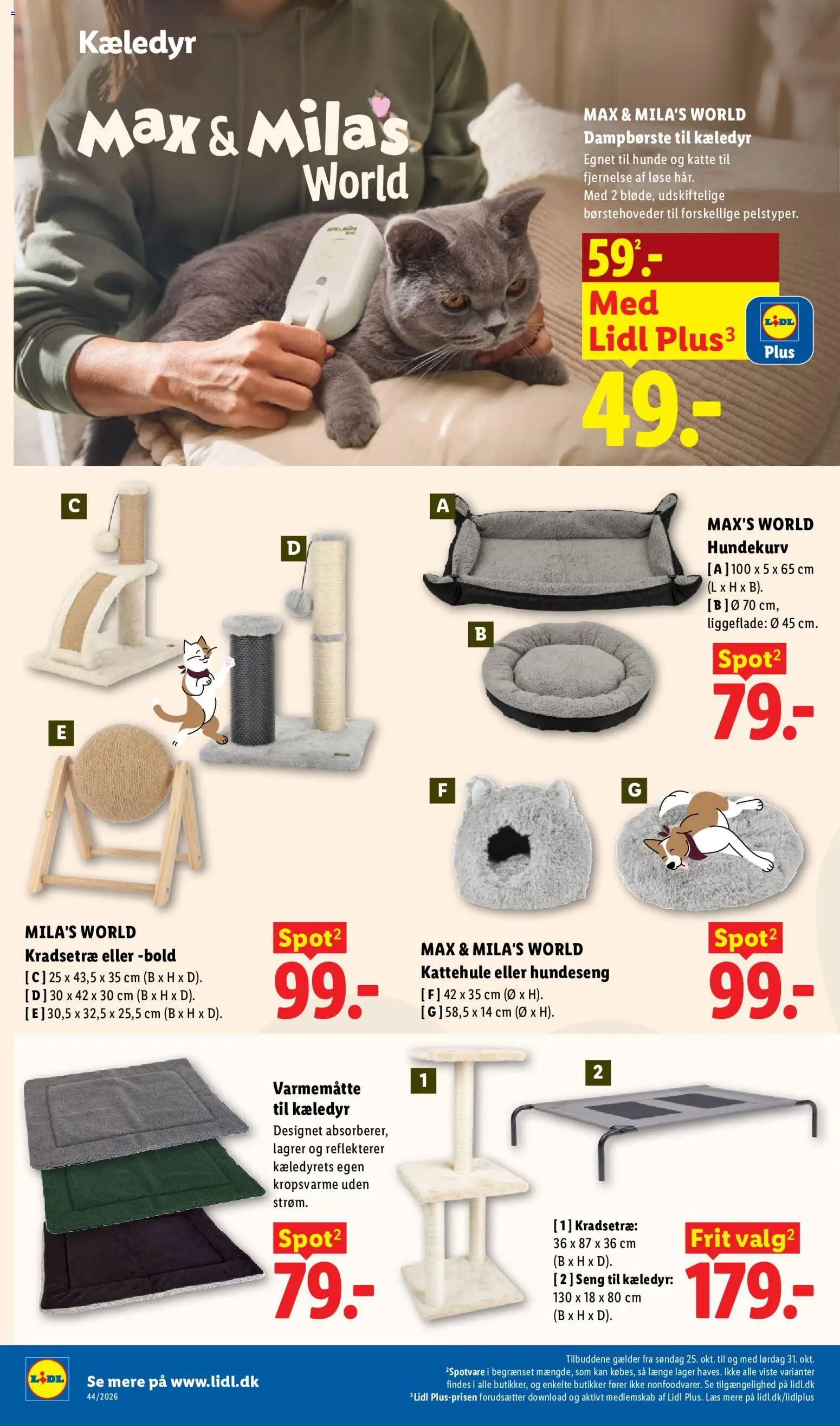 Lidl tilbudsavis – gyldig fra 25/10/2026 | Side: 2 | Produkter: Seng, Søm