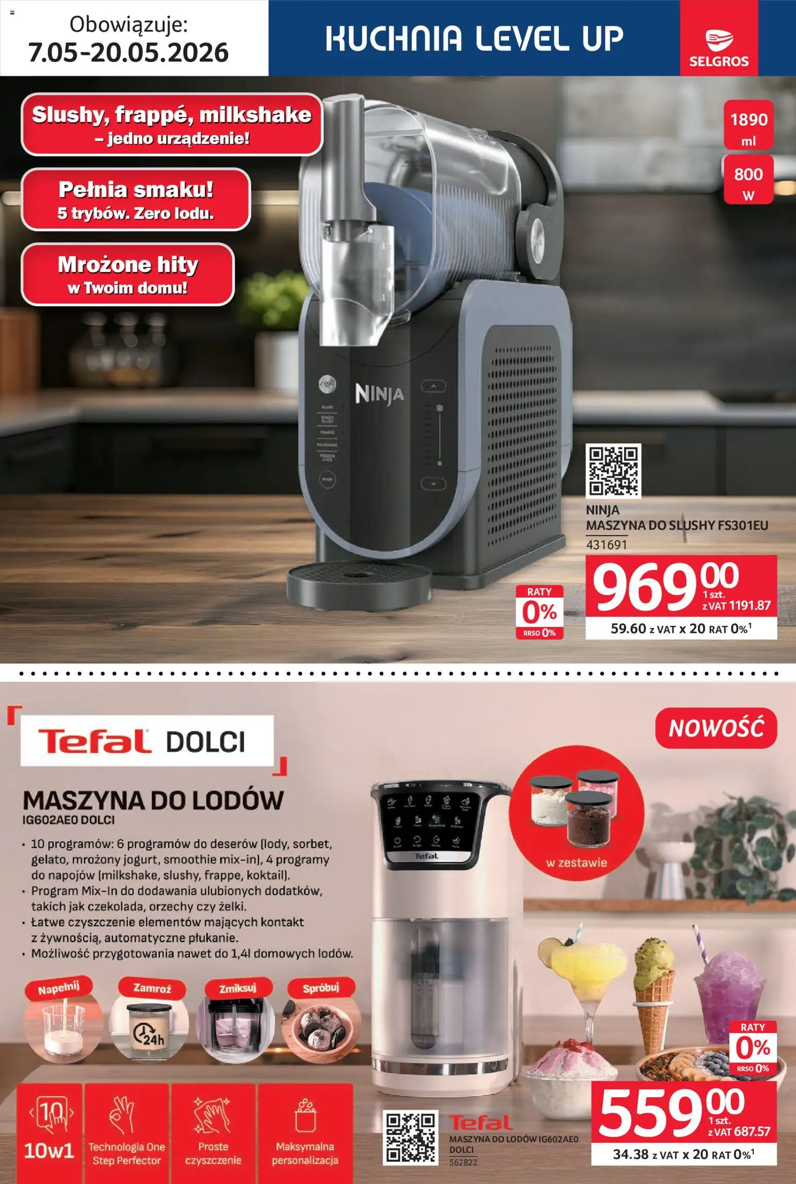 Selgros cash&carry gazetka - Elektro AGD od 07.05.2026 | Strona: 2 | Produkty: Smoothie, Orzechy, Tefal