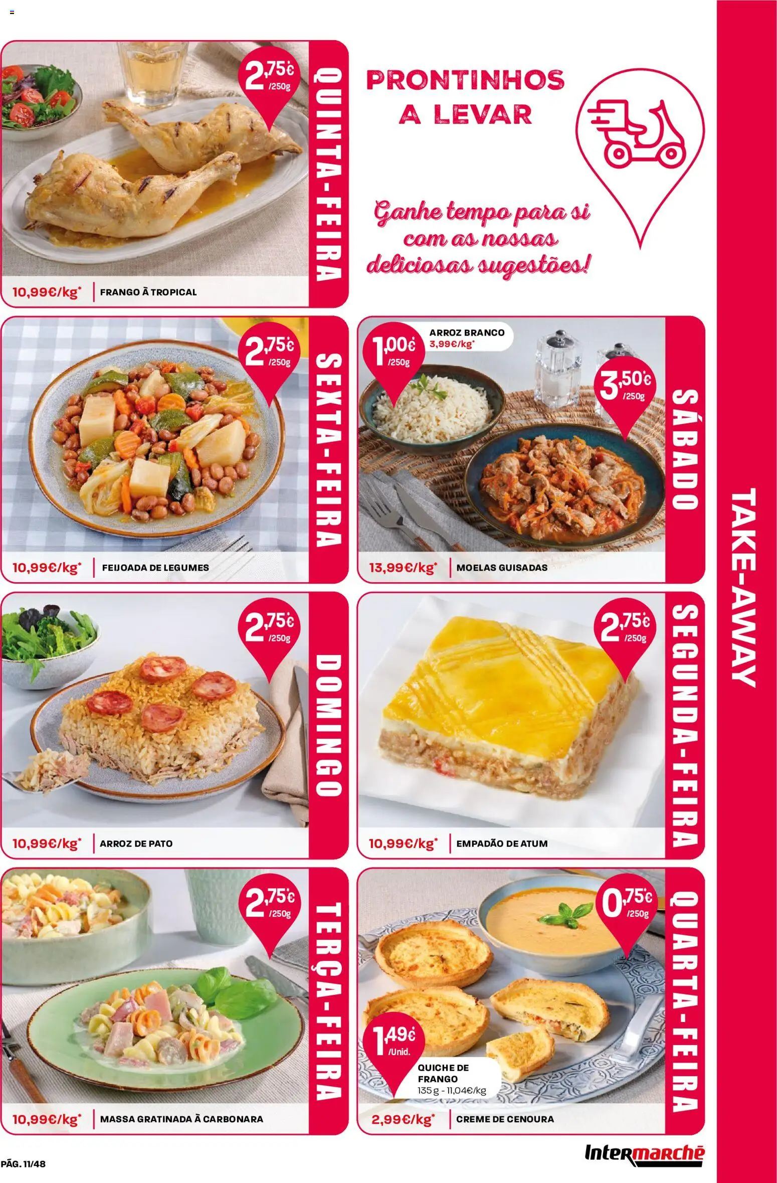 Intermarché folheto │ válido de 11.06.2026 | Página: 11 | Produtos: Atum, Arroz, Massa, Moelas
