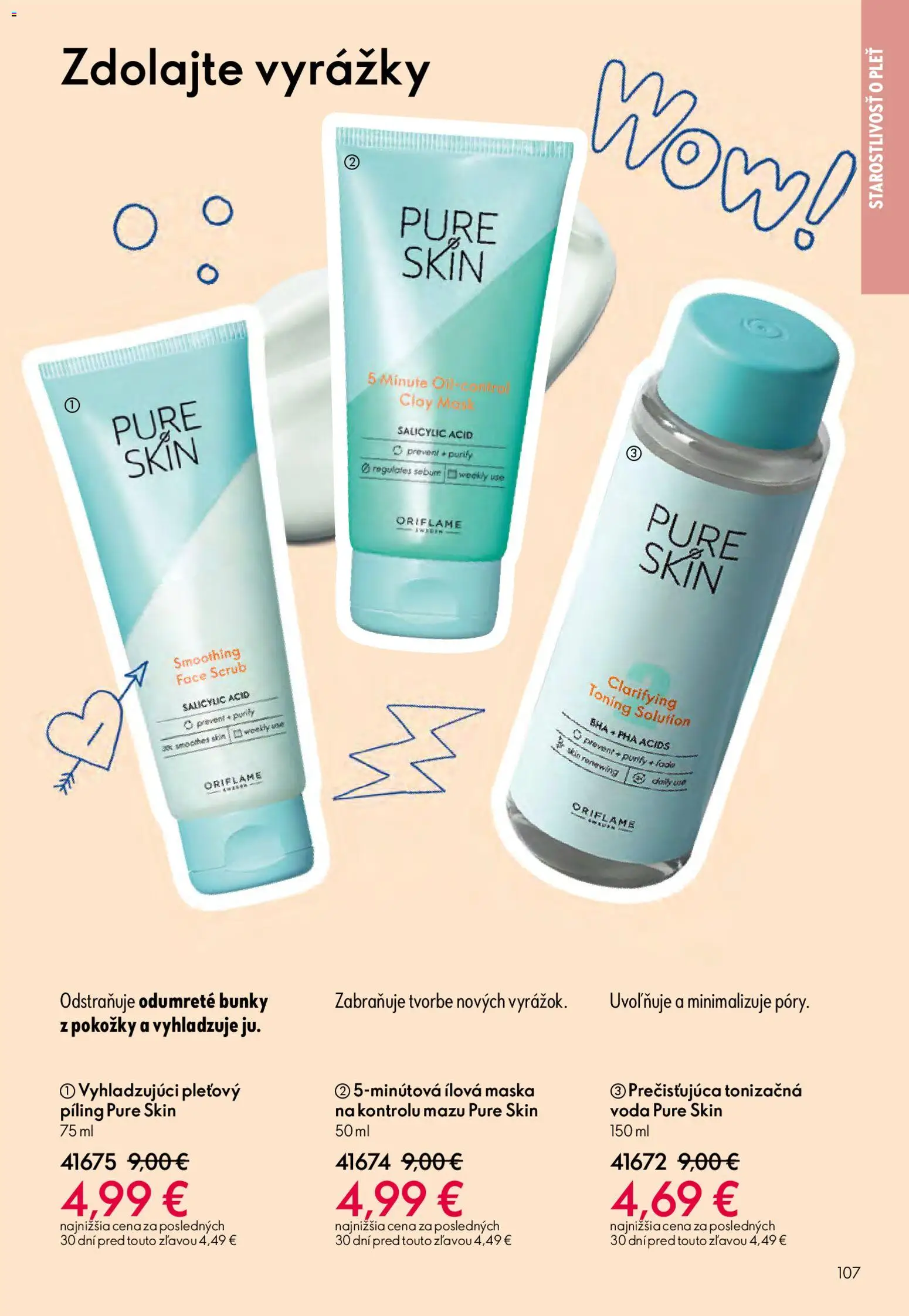 Nové Oriflame akcie – leták je platný od 27.05.2026 | Strana: 107 | Produkty: Maska, Voda