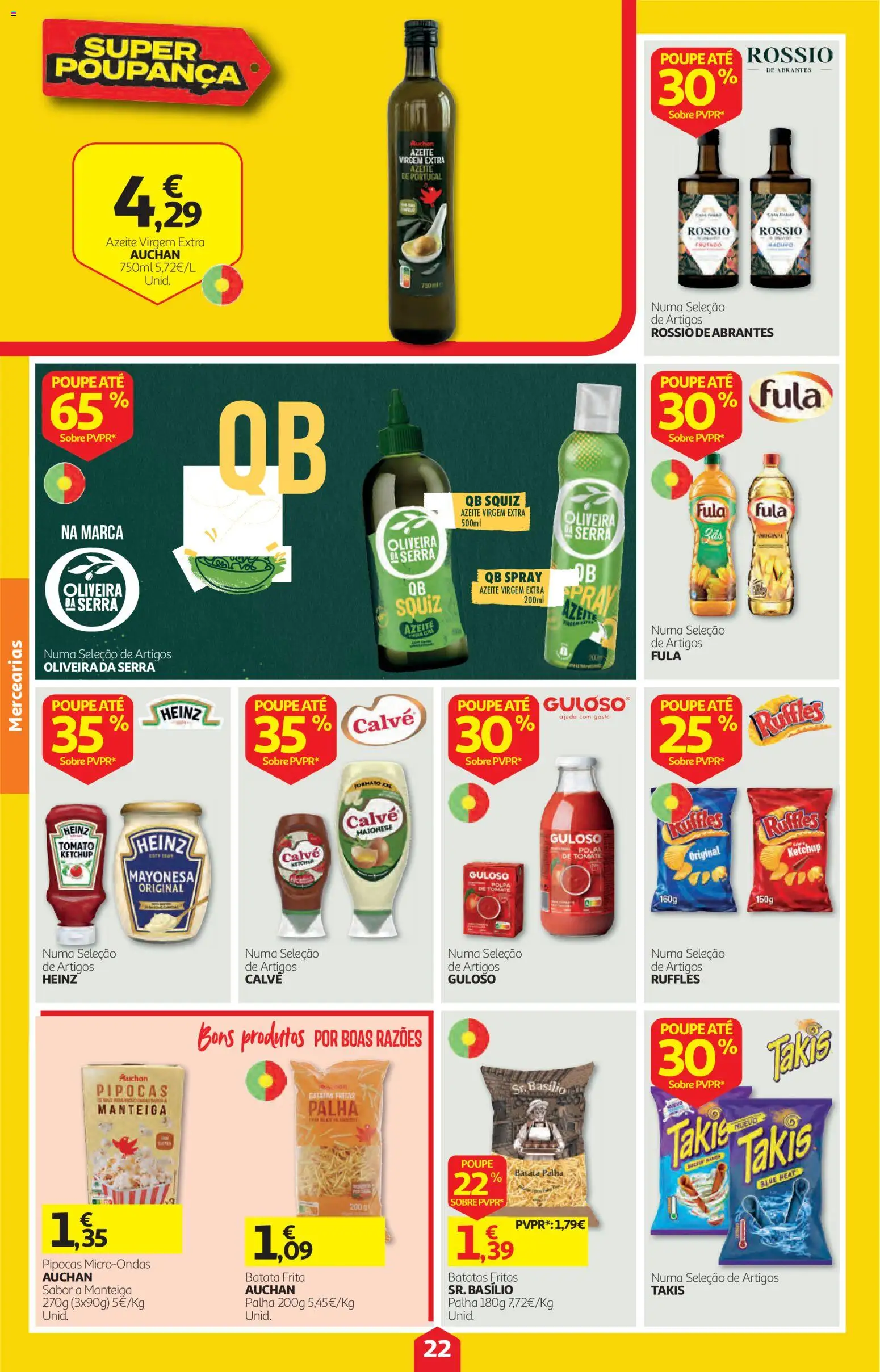Auchan folheto │ válido de 22/10/2026 | Página: 22 | Produtos: Batatas, Maionese, Tomate, Batatas fritas
