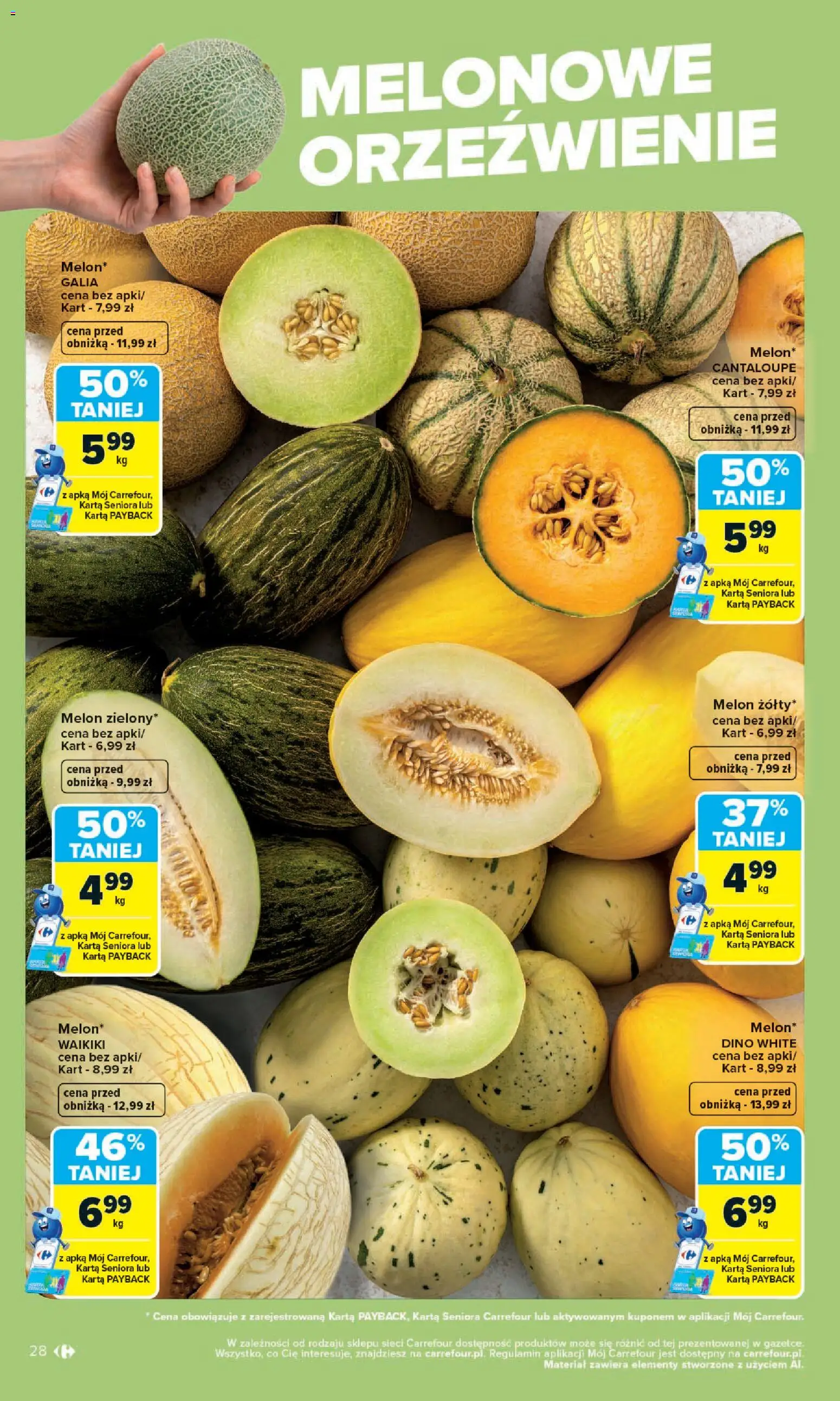 Carrefour gazetka od 13.07.2026 | Strona: 30 | Produkty: Karta, Melon