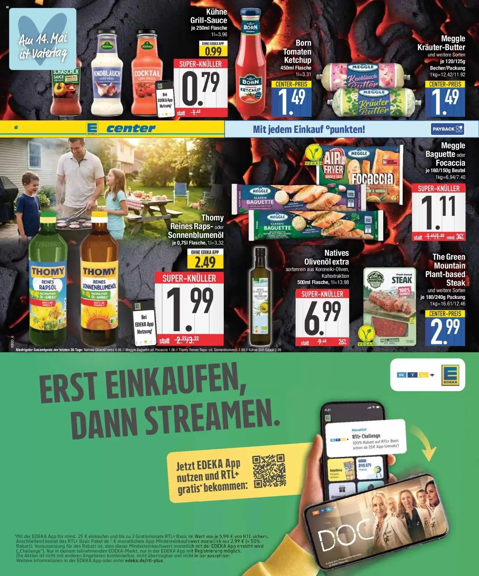 Edeka prospekt Niederwinkling	 – gültig ab 10.05.2026 | Seite: 6 | Produkte: Rapsöl, Kräuterbutter, Tomaten, Ketchup