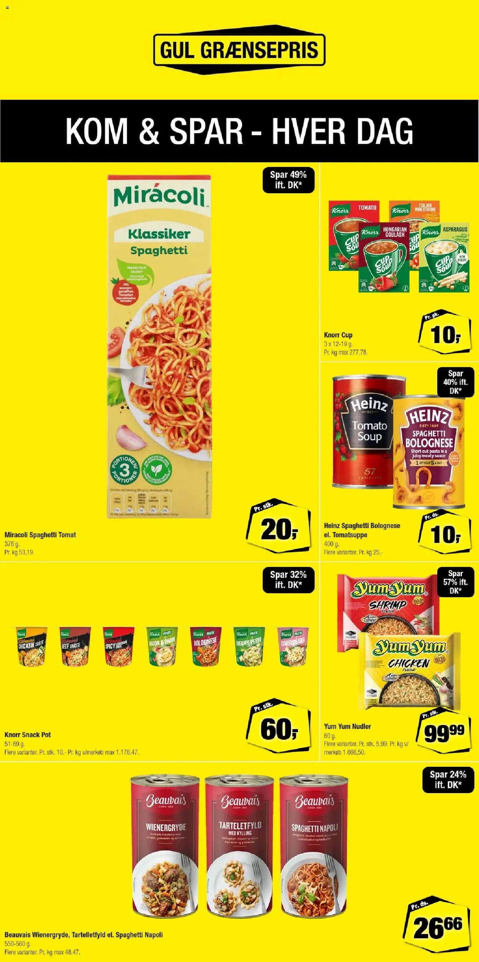 Calle tilbudsavis – gyldig fra 21/10/2026 | Side: 3 | Produkter: Nudler, Spaghetti, Pasta, Pesto