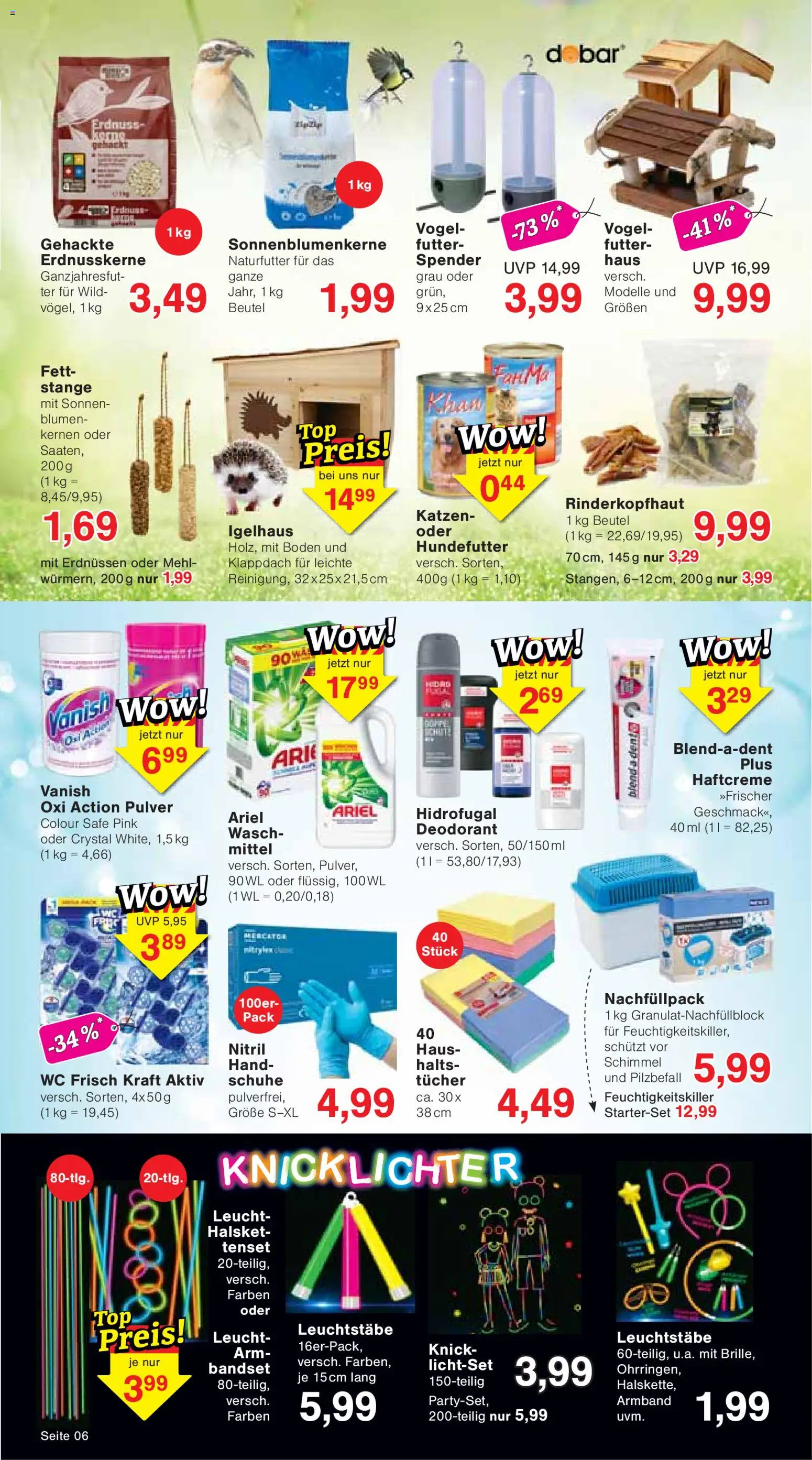 Wiglo Wunderland Prospekt – gültig ab 05.10.2026 | Seite: 10 | Produkte: Ariel, Blumen, Deodorant, Wc frisch