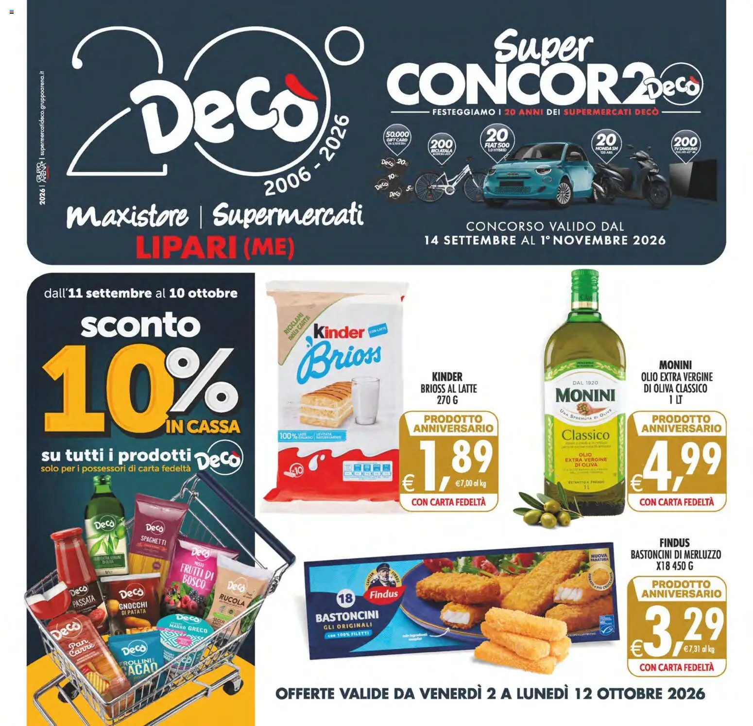 Volantino Decò del 02/10/2026 | Pagina: 1