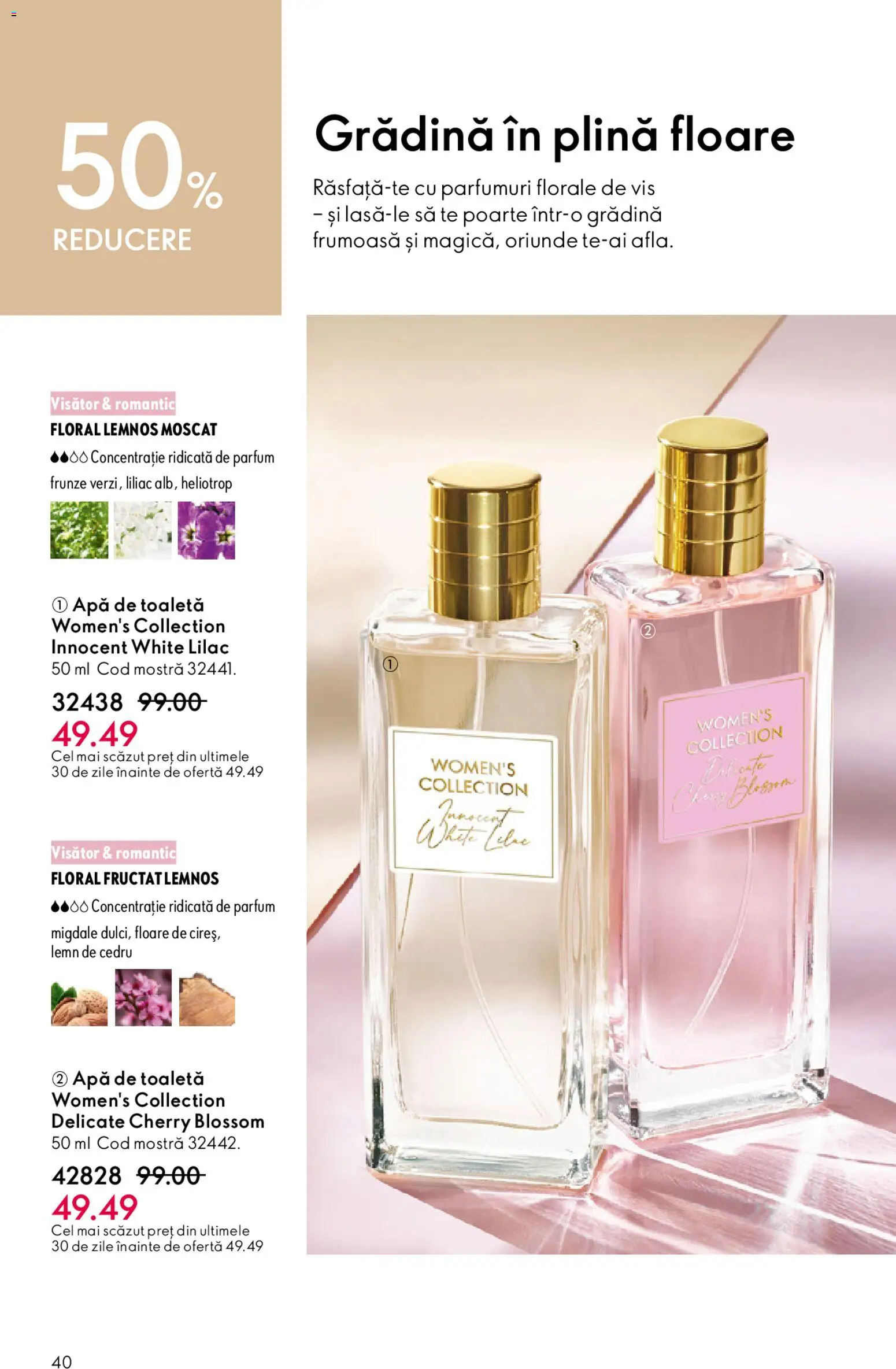 Noul catalog Oriflame – valabil de la 27.05.2026 | Pagină: 40 | Produse: Toaletă, Parfum, Apă de toaletă, Apă