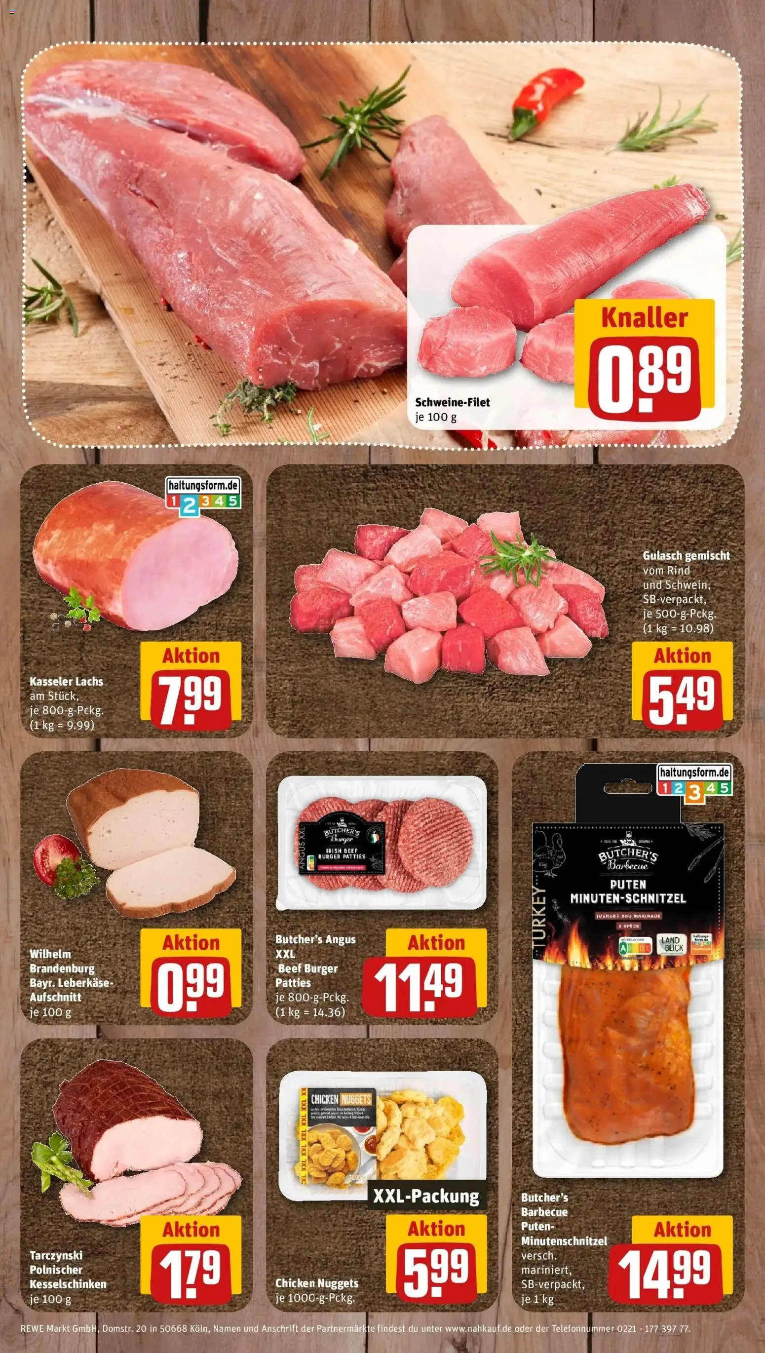 REWE Prospekt ab 14.09.2026 zum Blättern » Angebote | Seite: 10 | Produkte: Joghurt, Burger, Lachs, Gulasch