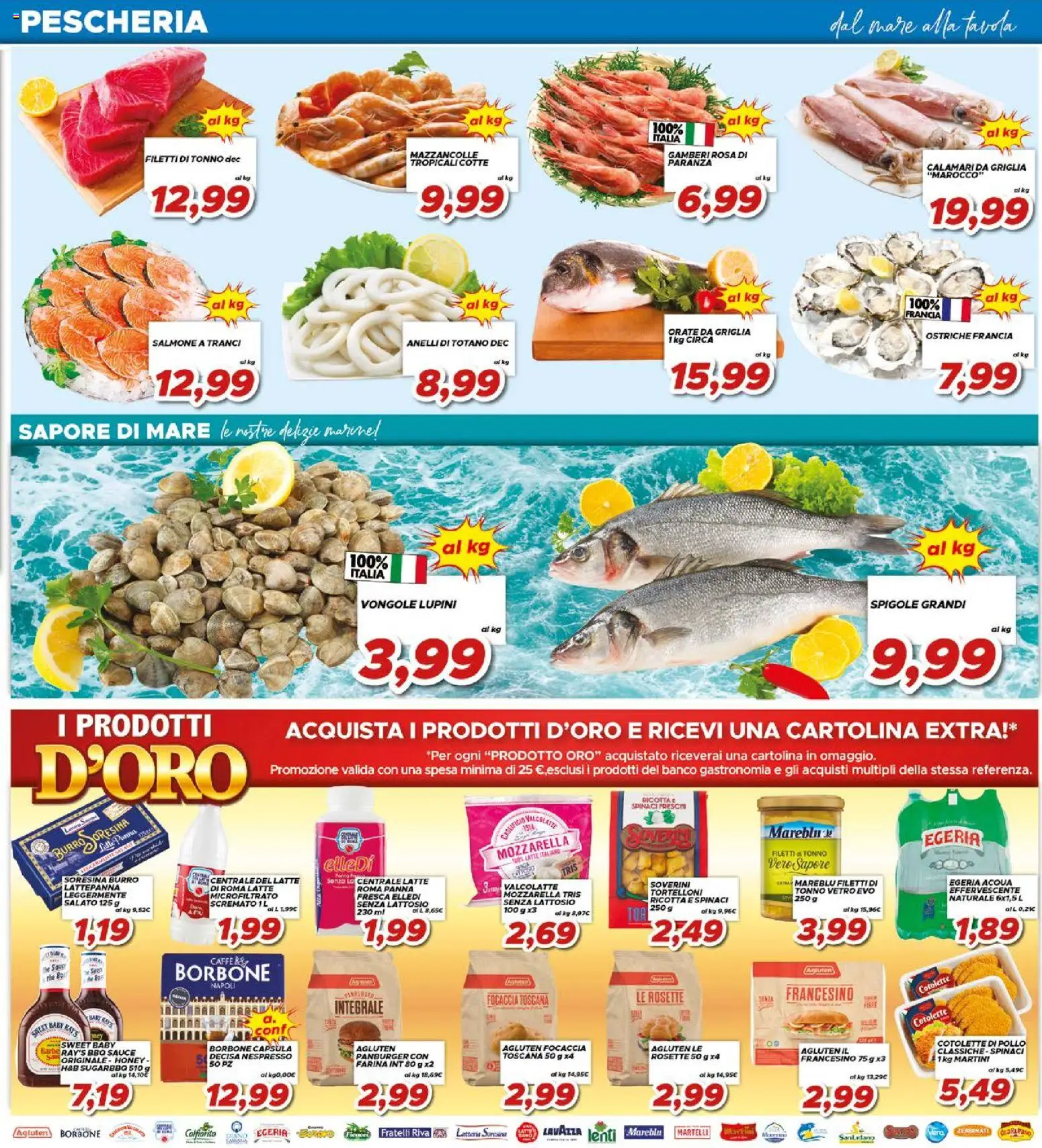 Volantino Ma Supermercati del 29.04.2026 | Pagina: 5 | Prodotti: Lupini, Vongole, Calamari, Tonno