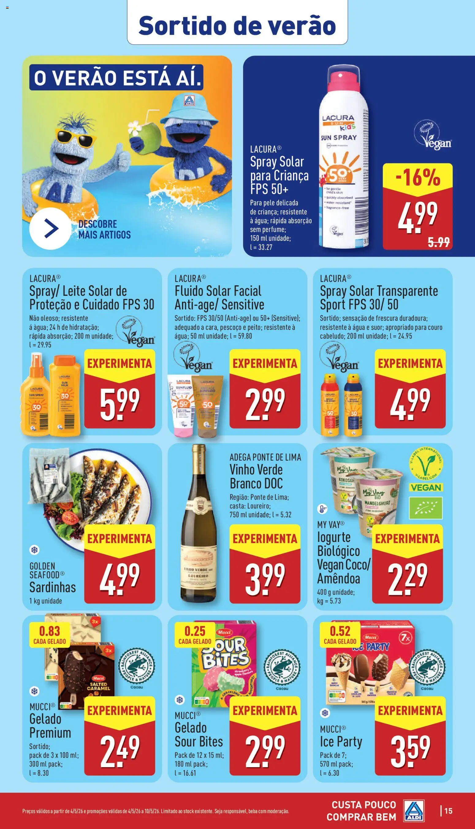 Aldi folheto | 04/05/2026 |  🎉 Como obter um desconto limitado? Poupe ainda hoje! | Portugal