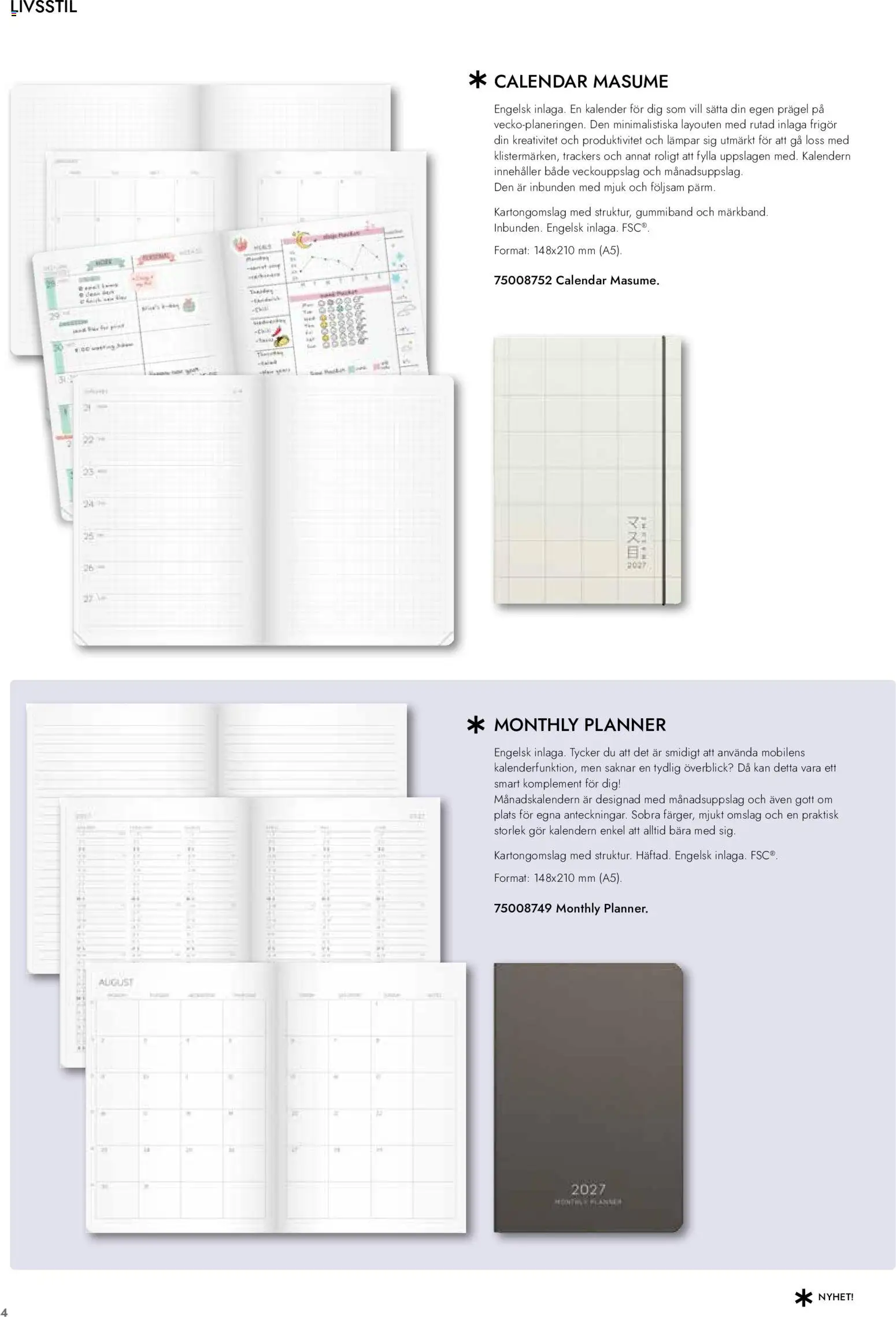 Lyreco reklamblad aktuell från 01/09/2026 | Sida: 5 | Produkter: Kalender