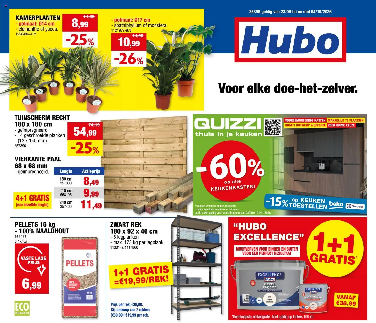 {H1} | Pagina: 1 | Producten: Kamerplanten, Paal, Planken
