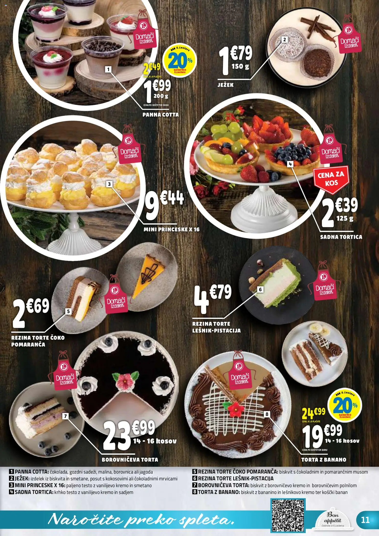 Novi E.leclerc katalog ponudbe – veljaven od 20.05.2026 | Stran: 11 | Izdelki: Torta