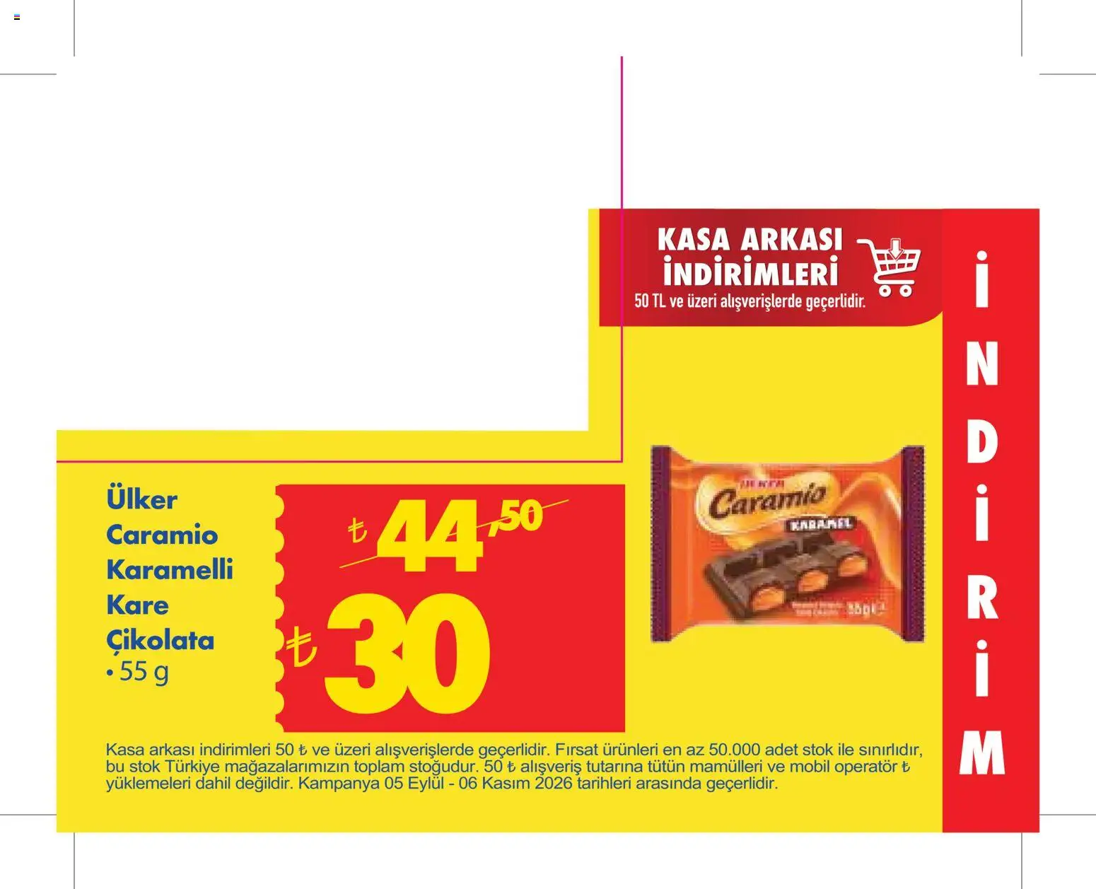 Şok Market Katalog - 02 Eylül 2026 tarihinden itibaren geçerlidir | Sayfa: 10 | Ürünler: Çikolata, Kasa
