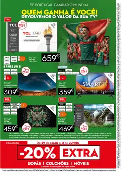 Pré-visualização Conforama folheto válido de 26.05.2026 | Página: 16 | Produtos: Audio, USB, Sofás, Colchões