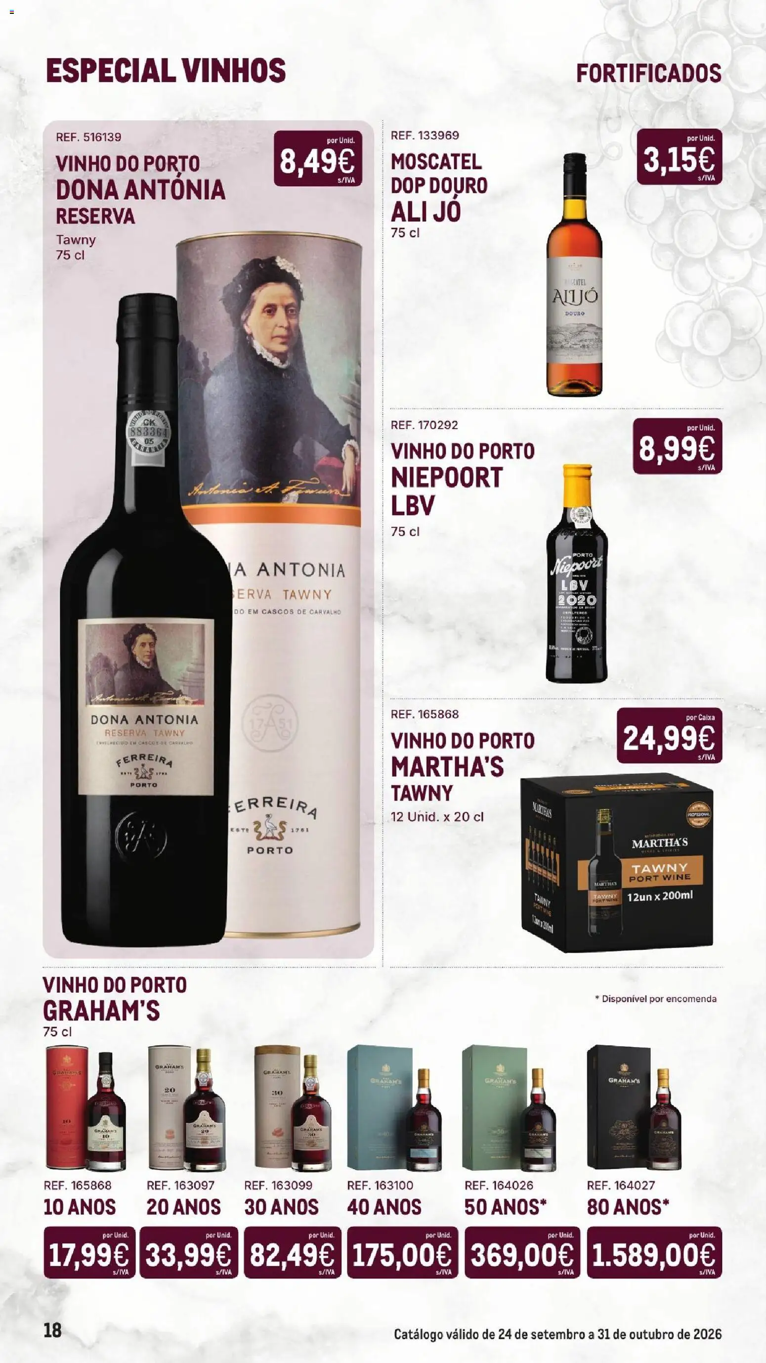 Makro Especial Vinhos │ válido de 24/09/2026 | Página: 18 | Produtos: Vinho do Porto, Caixa, Vinho