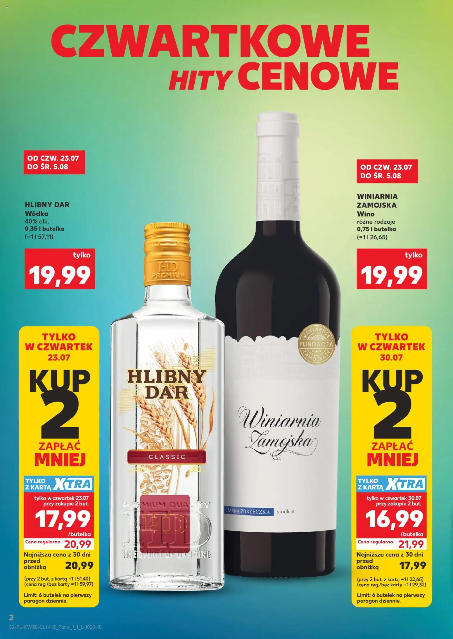 Kaufland Polsko leták - Barek od 23.07.2026 | Strana: 2 | Produkty: Karty