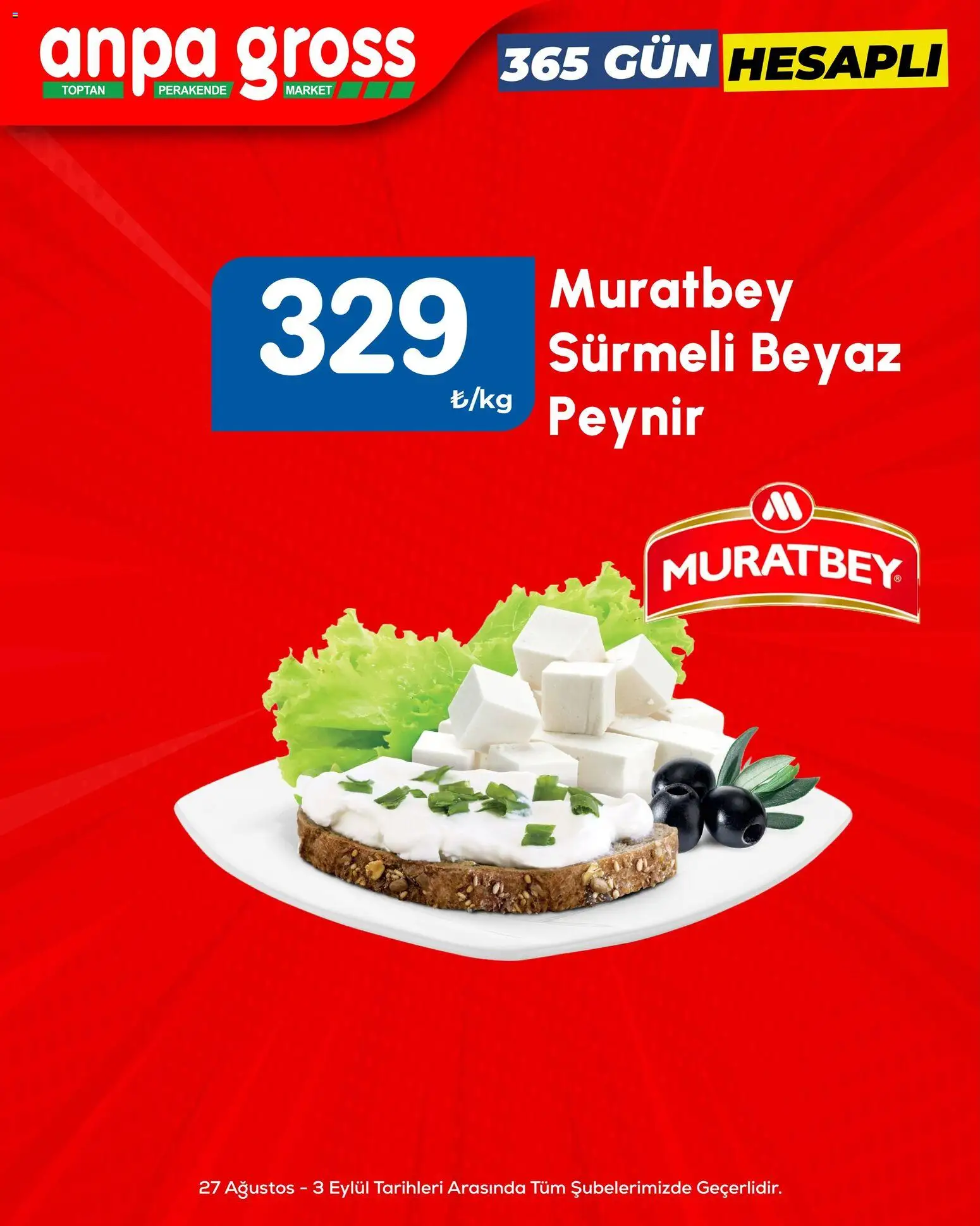 Anpa Gross aktüel ürünler kataloğu yayımlandı! Bu hafta 27 Ağustos 2026 - 03 Eylül 2026 günü Anpa Gross indirimli ürünleri