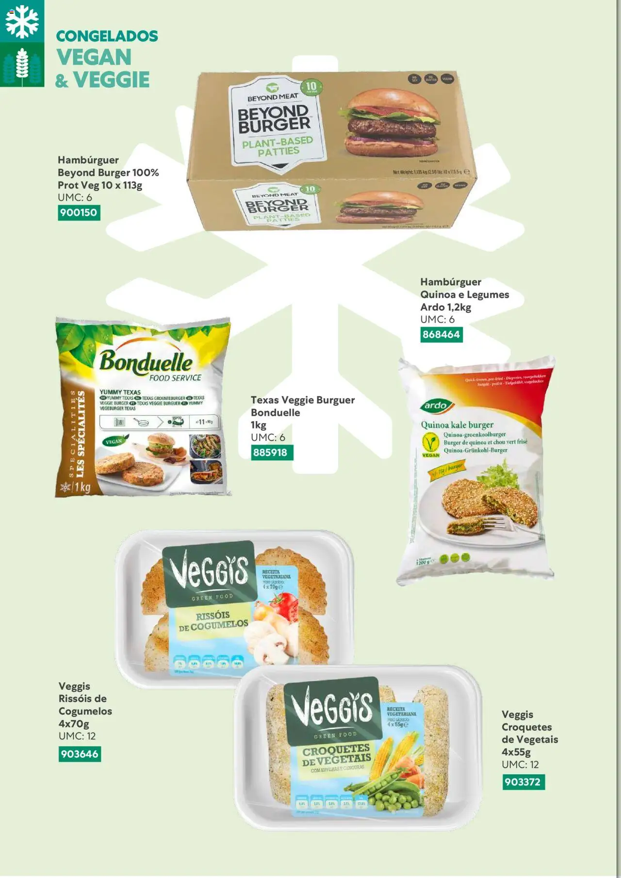 Recheio Alimentacao variada │ válido de 01/02/2024 | Página: 18 | Produtos: Hambúrguer, Quinoa, Cogumelos