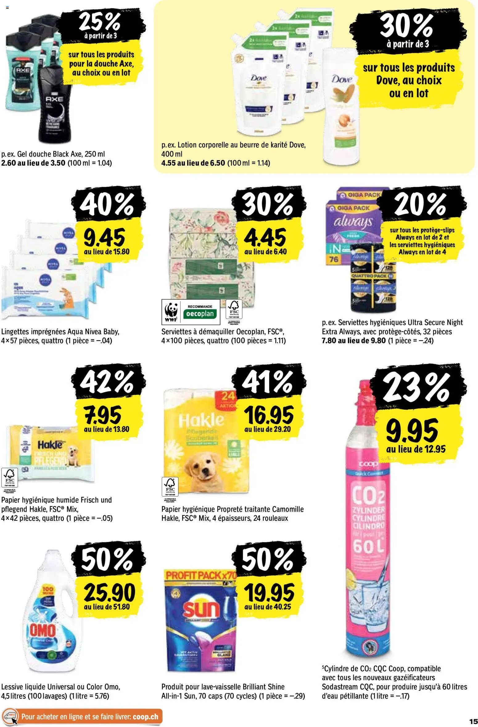 Coop aktionen FR – gültig ab 07.05.2026 | Seite: 15 | Produkte: Body Lotion