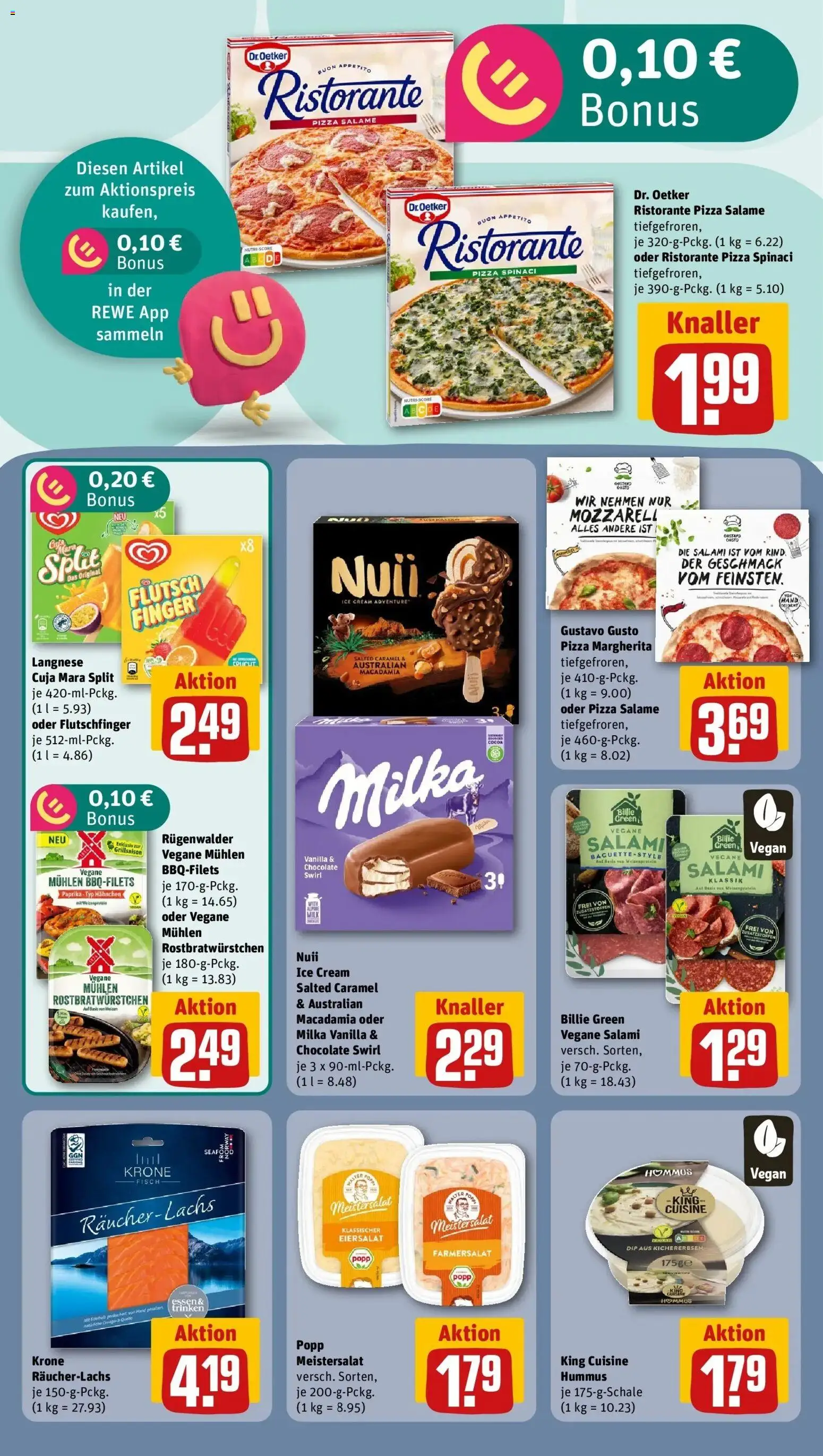 Rewe Prospekt Bretzfeld/Rappach – gültig ab 05.07.2026 | Seite: 18 | Produkte: Gustavo gusto, Ristorante, Milka, Paprika