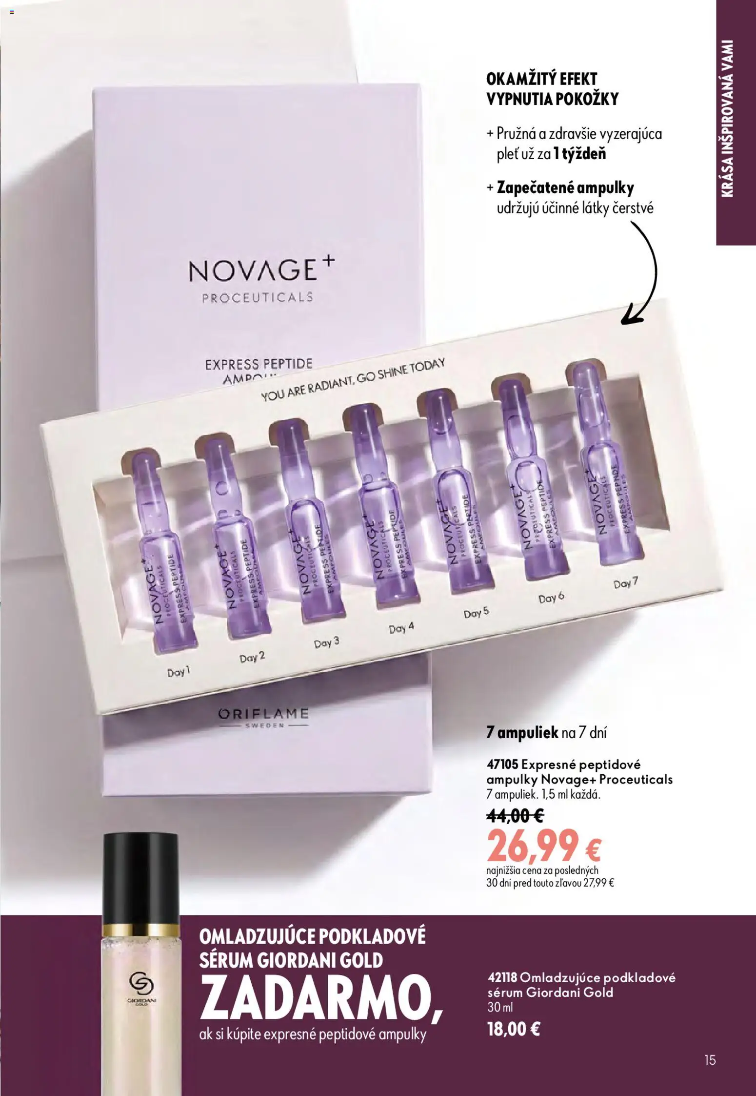 Nové Oriflame akcie – leták je platný od 09.09.2026 | Strana: 15