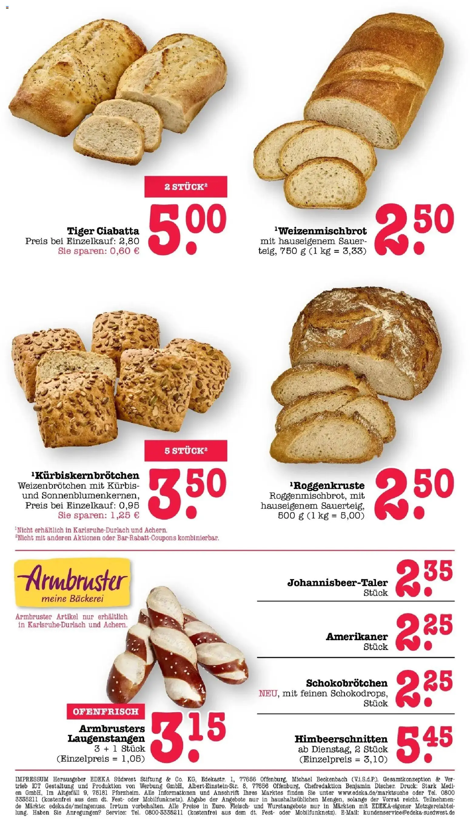 Edeka prospekt Bühlertal – gültig ab 22.06.2026 | Seite: 12 | Produkte: Bäckerei, Kürbis, Fleisch