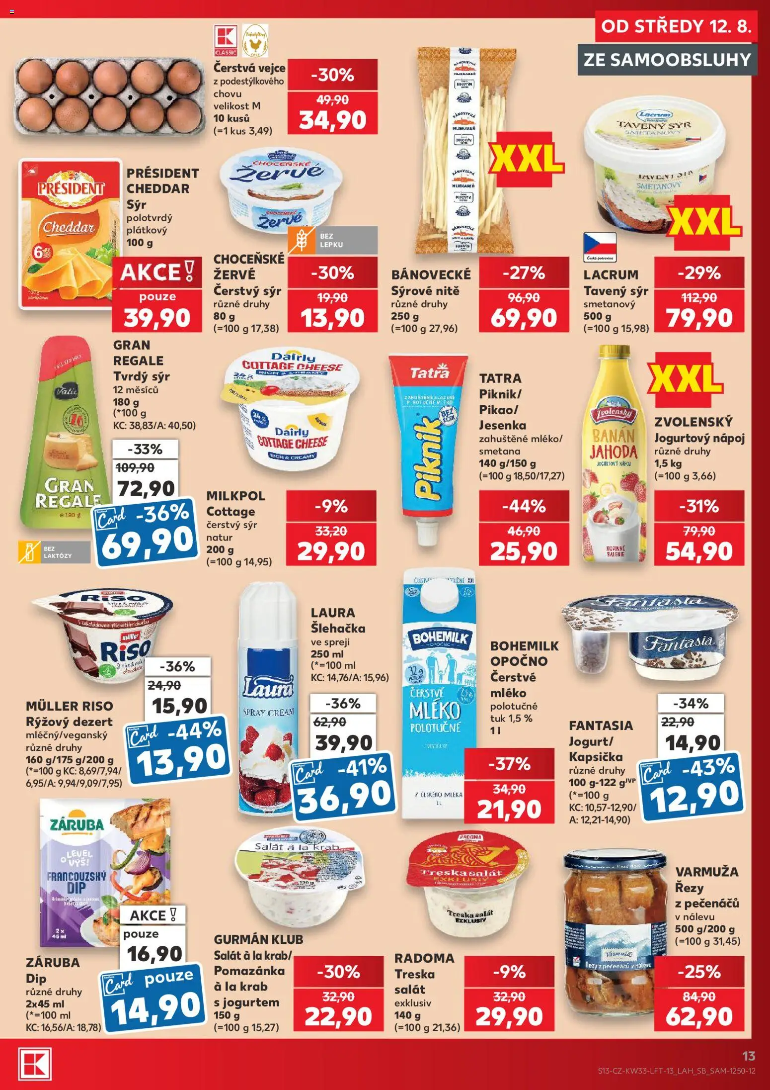 Kaufland leták - Kolín od 12.08.2026 | Strana: 13