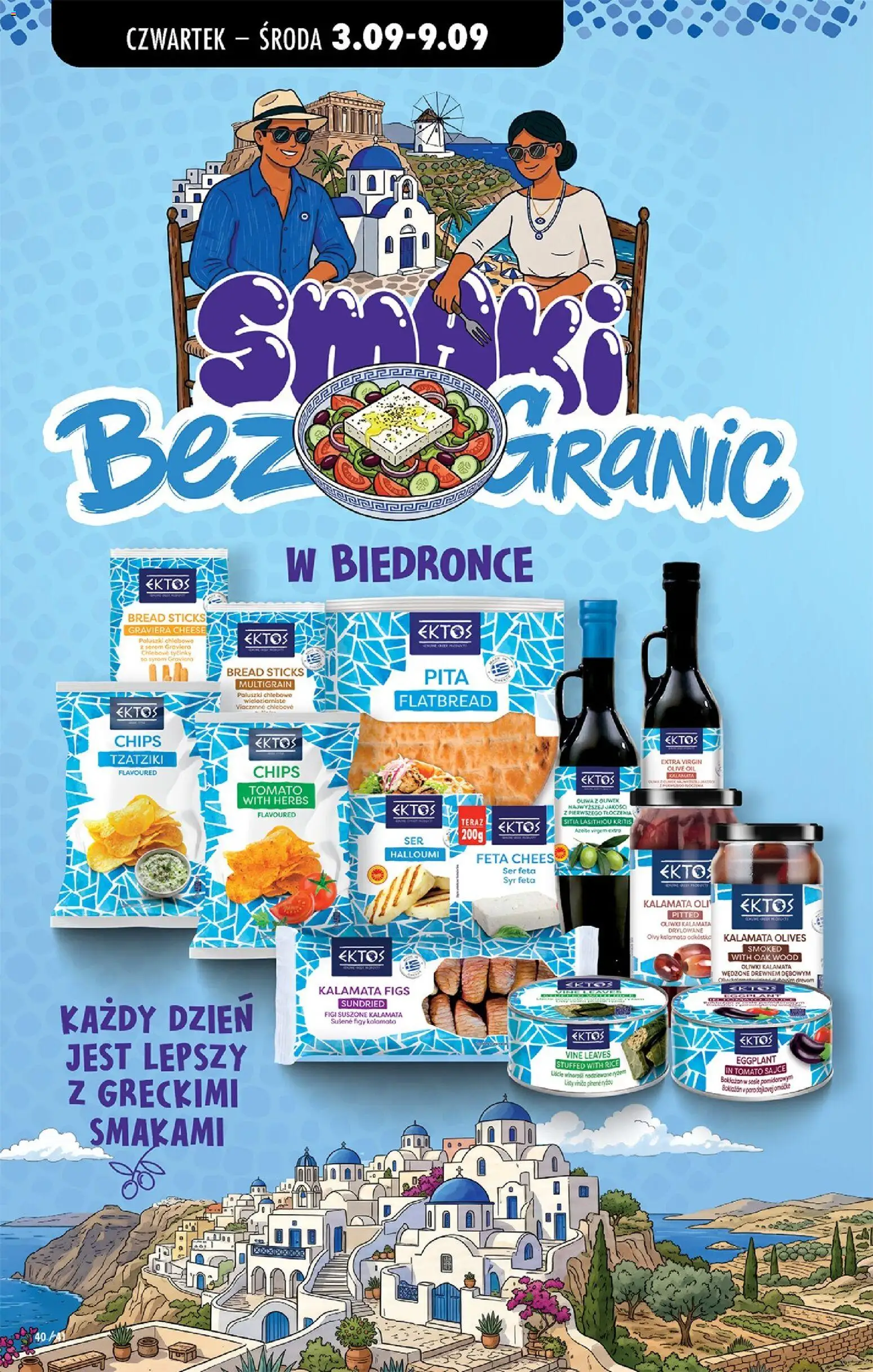 Biedronka Polsko leták - Codziennie niskie ceny od 03.09.2026 | Strana: 46 | Produkty: Sýr, Halloumi, Tzatziki, Feta