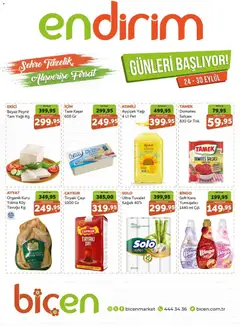 24 Eylül 2026 tarihinden itibaren geçerli olan Biçen Market kataloğu önizlemesi