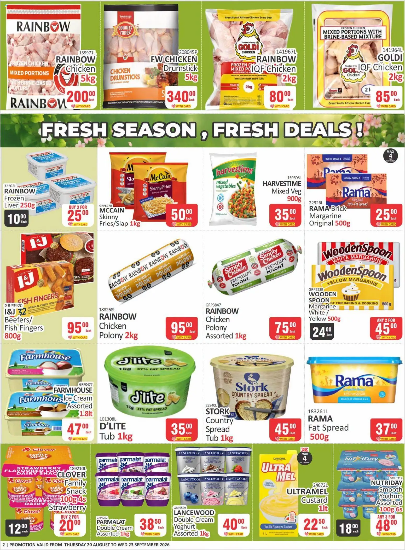 New KIT KAT Cash & Carry catalogue – valid from 20/08/2026 | Page: 3 | Products: Liver, Cheesecake, Frozen chicken, Lemon