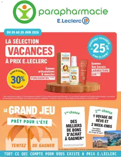 E.Leclerc - Prévisualisation de E.Leclerc Parapharmacie catalogue valide à partir de 09.06.2026