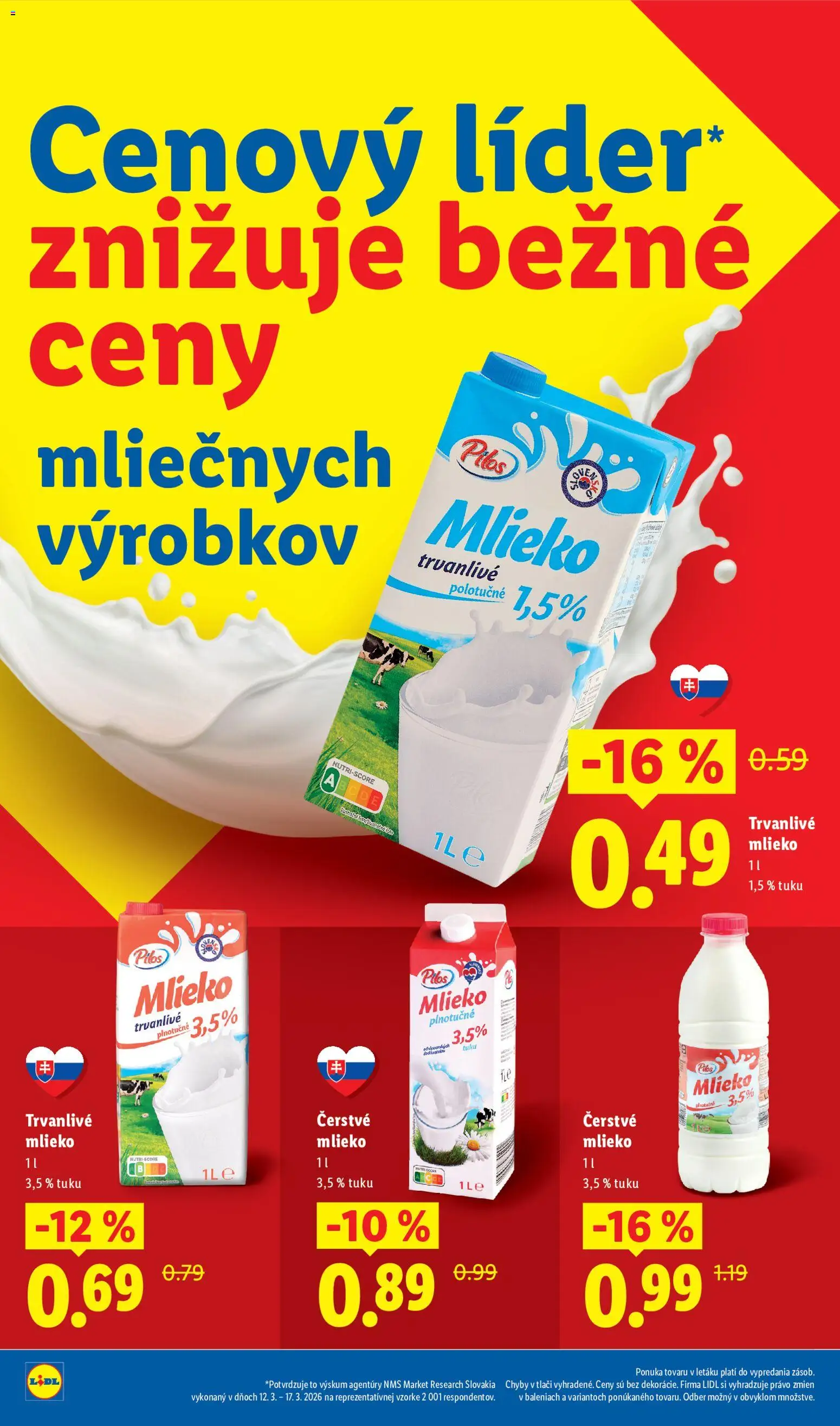 Nové Lidl akcie – leták je platný od 02.02.2026 | Strana: 4 | Produkty: Smotana, Eidam, Šľahačka