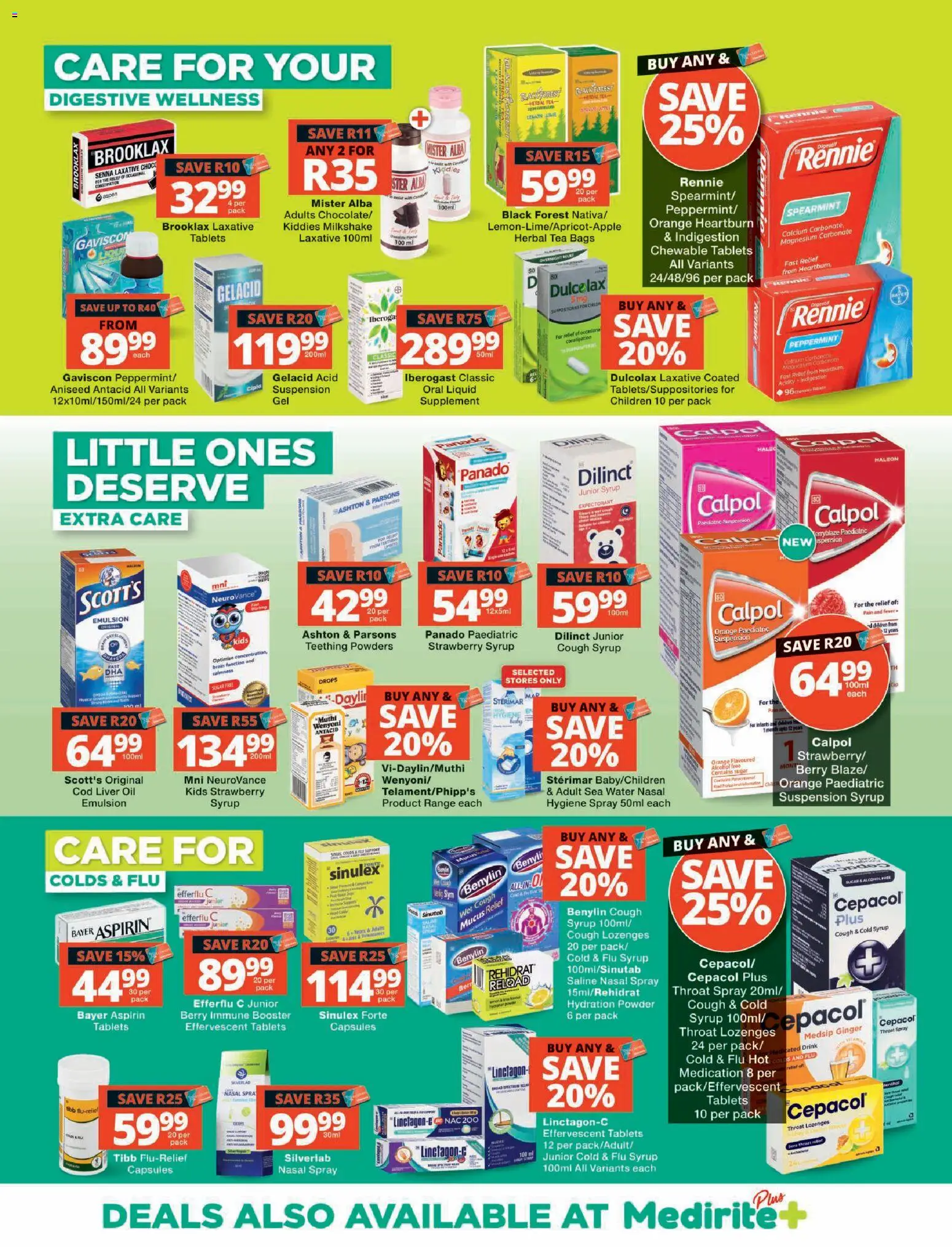 New Checkers catalogue – valid from 21/09/2026 | Page: 3 | Products: Liver, Syrup, Nasal spray, Lime