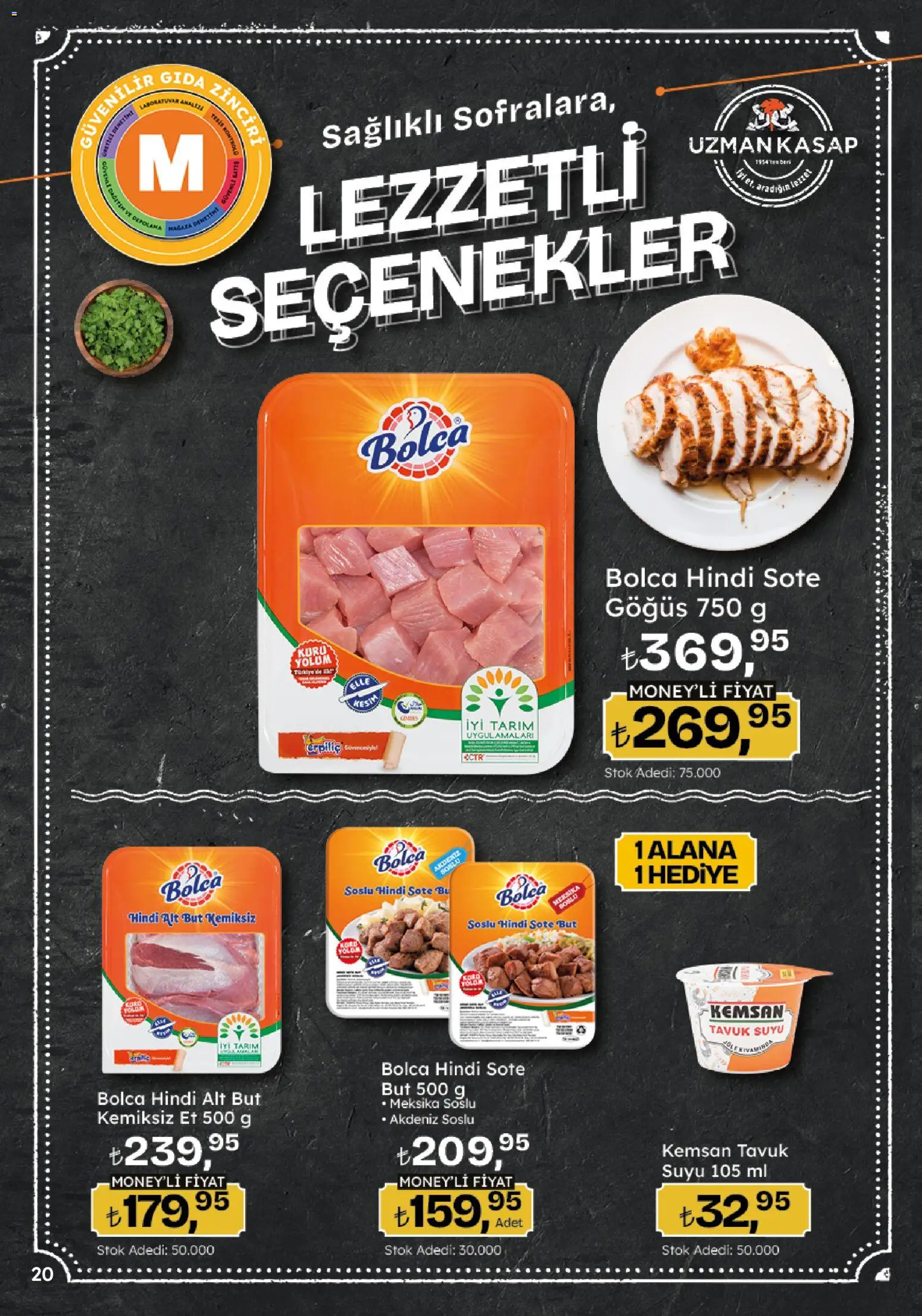 Migros Katalog - 5M Migroskop Dijital - 05 Ekim 2026 tarihinden itibaren geçerlidir | Sayfa: 20 | Ürünler: Tavuk suyu, Et