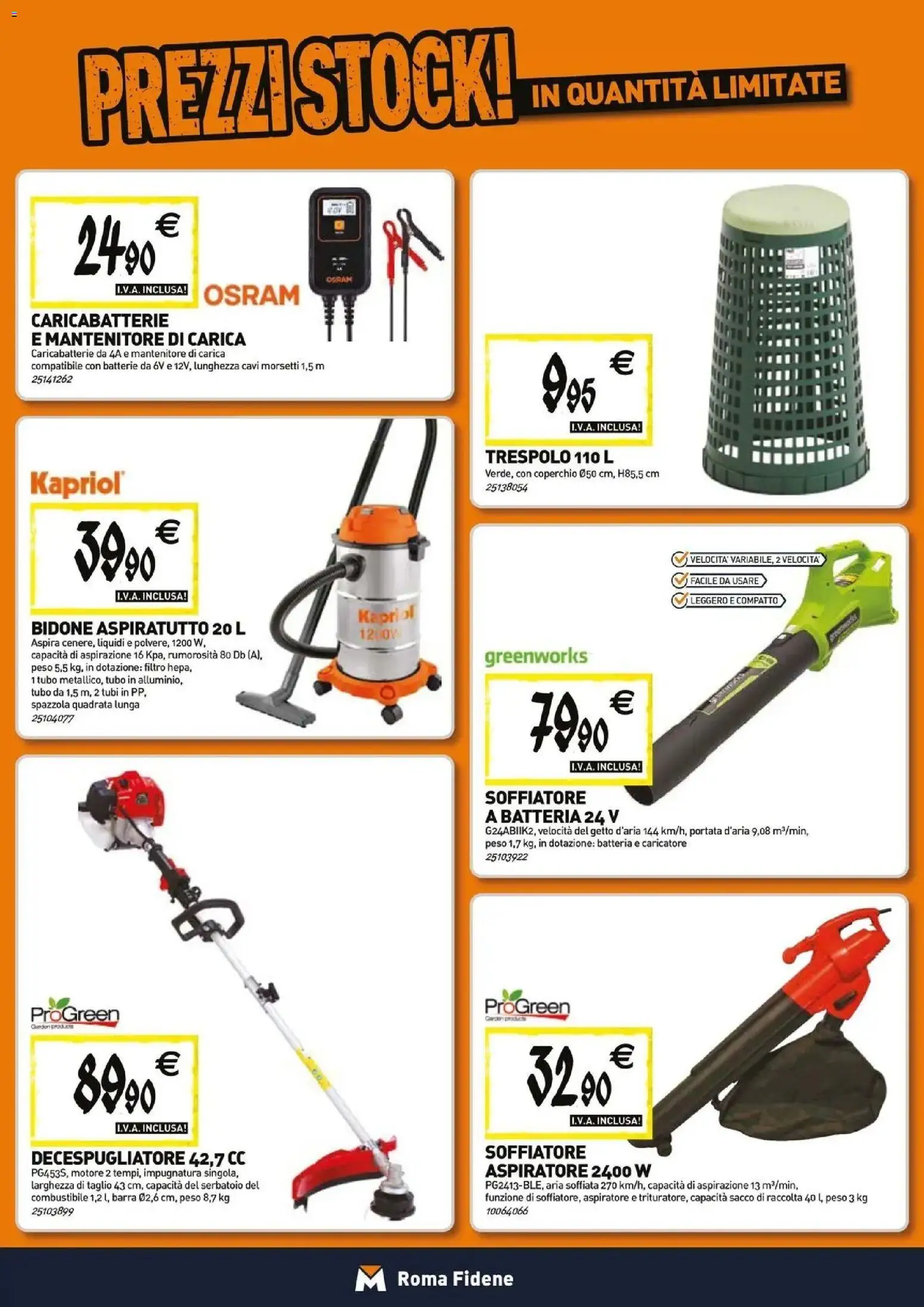 Nuovo TECNOMAT catalogo Roma dal 27/08/2026 > offerte anteprima 🛍️ | Pagina: 17 | Prodotti: Spazzola, Taglio, Tubo, Caricabatterie