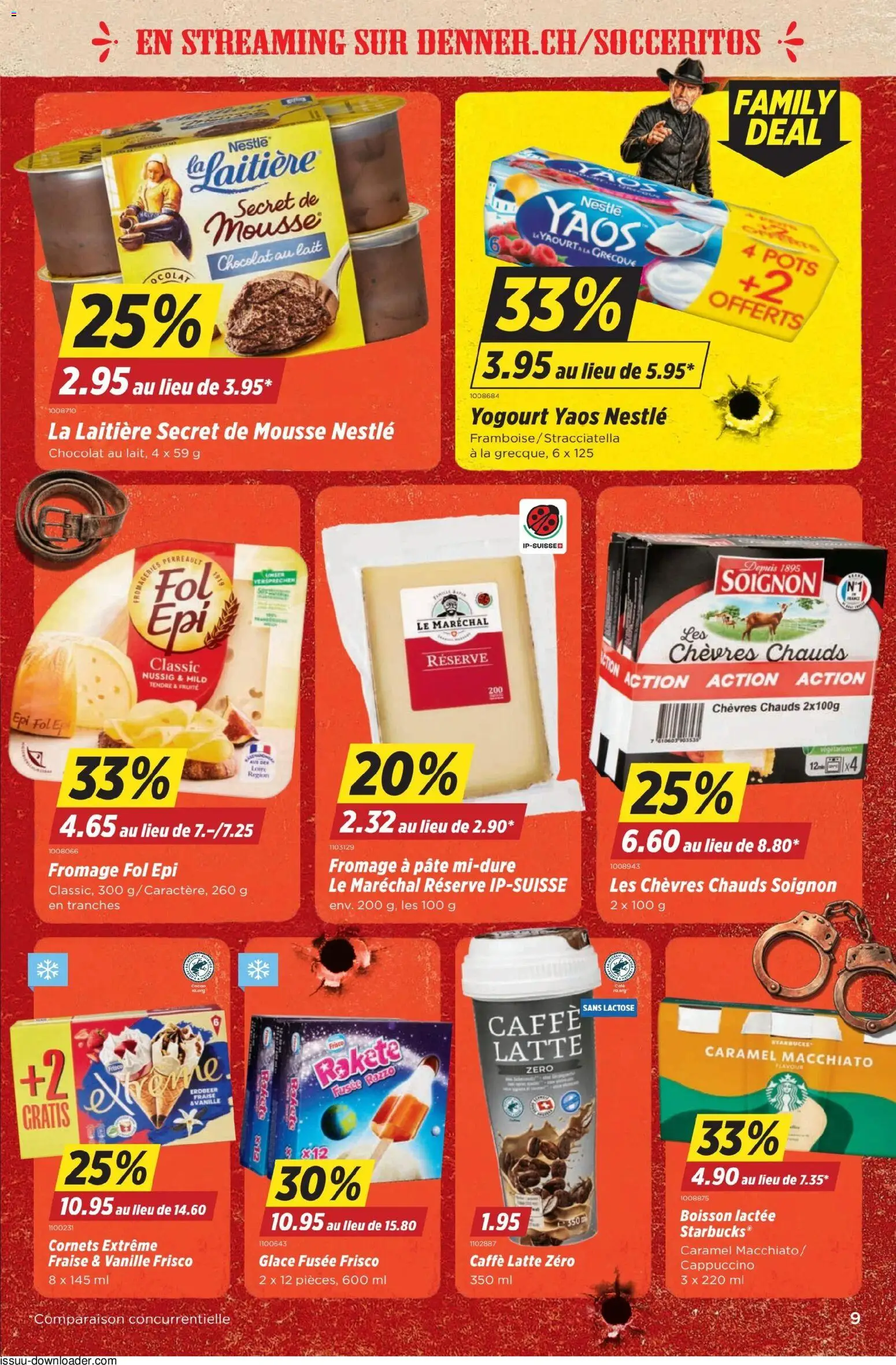 Denner aktionen FR – gültig ab 04.06.2026 | Seite: 9 | Produkte: Glace