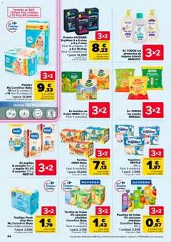 Vista previa En papillas 8 cereales 950 g y papilla 0% 0% 8 cereales 570 g NESTLÉ., En papillas 8 cereales 950 g y papilla 0% 0% 8 cereales 570 g NESTLÉ. válido desde el 26/08/2026 | Página: 46