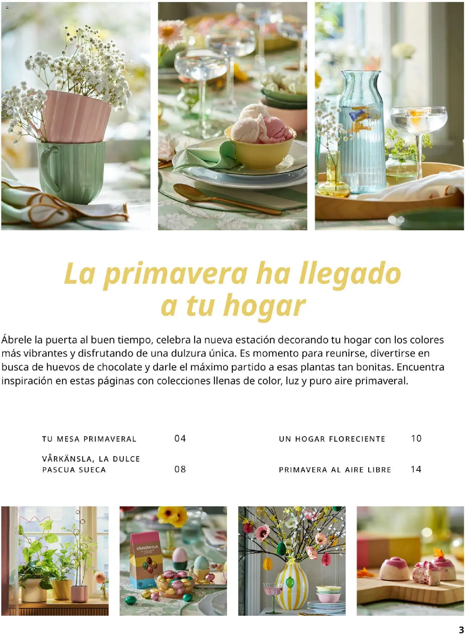 IKEA - Colecciones de primaver │ válido desde el 01/01/2026 | Página: 3 | Productos: Dulce, Huevos, Chocolate, Mesa