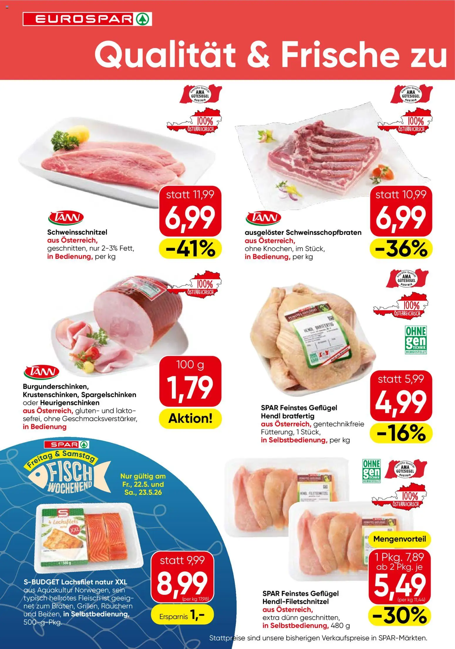 Eurospar Flugblatt gültig ab 21.05.2026 | Seite: 4 | Produkte: Fisch