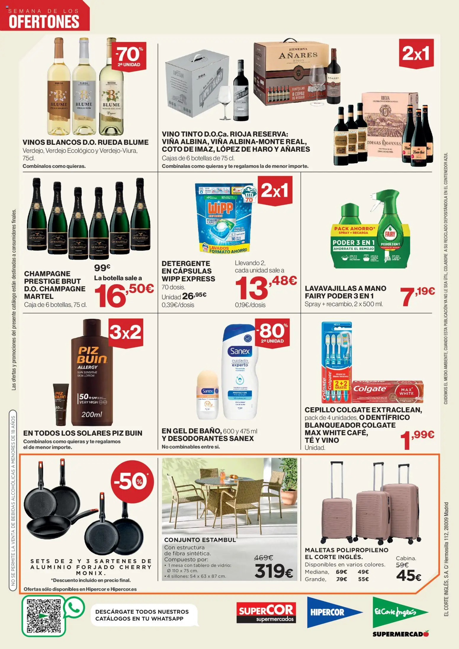 Hipercor catálogo │ válido desde el 21.05.2026 | Página: 6 | Productos: Cepillo, Vino, Té, Mesa