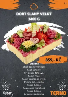Náhled letáku Terno leták - Grill Zlín – Studená kuchyně od 07.04.2026 | Strana: 12 | Produkty: Sýr Gouda, Gouda, Salám, Salát
