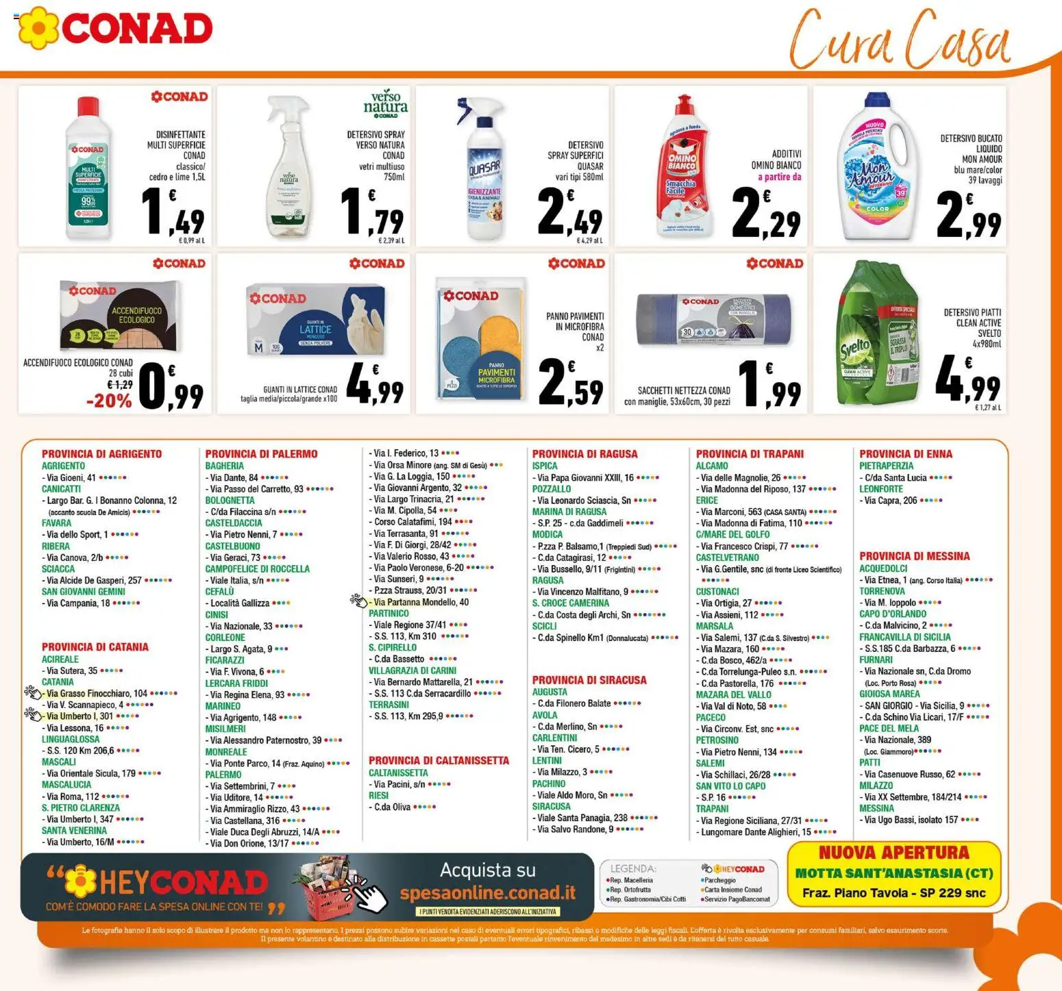 Volantino Conad del 01/07/2026 | Pagina: 23 | Prodotti: Detergente, Tè, Guanti, Lime