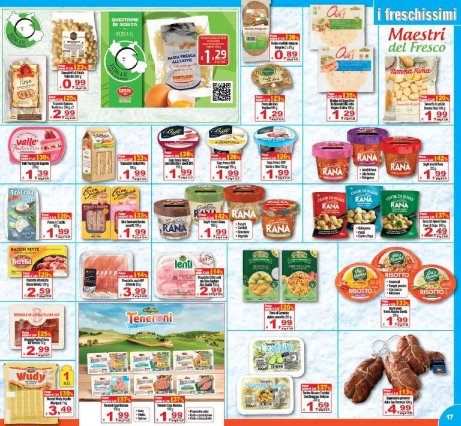 Volantino CTS del 02/10/2026 | Pagina: 17 | Prodotti: Pasta, Funghi, Bacon, Lenti