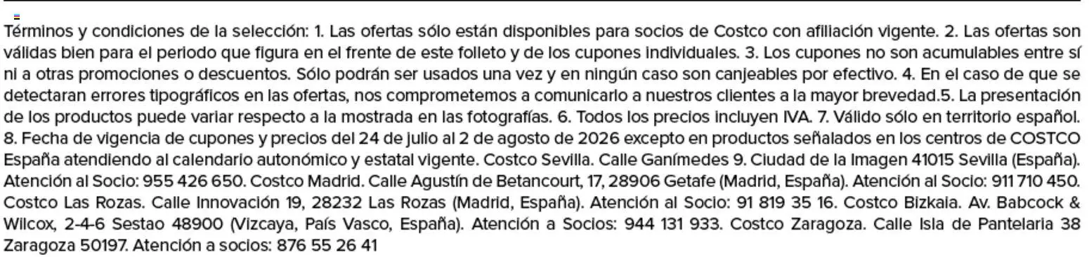Costco Verano │ válido desde el 24/07/2026 | Página: 7