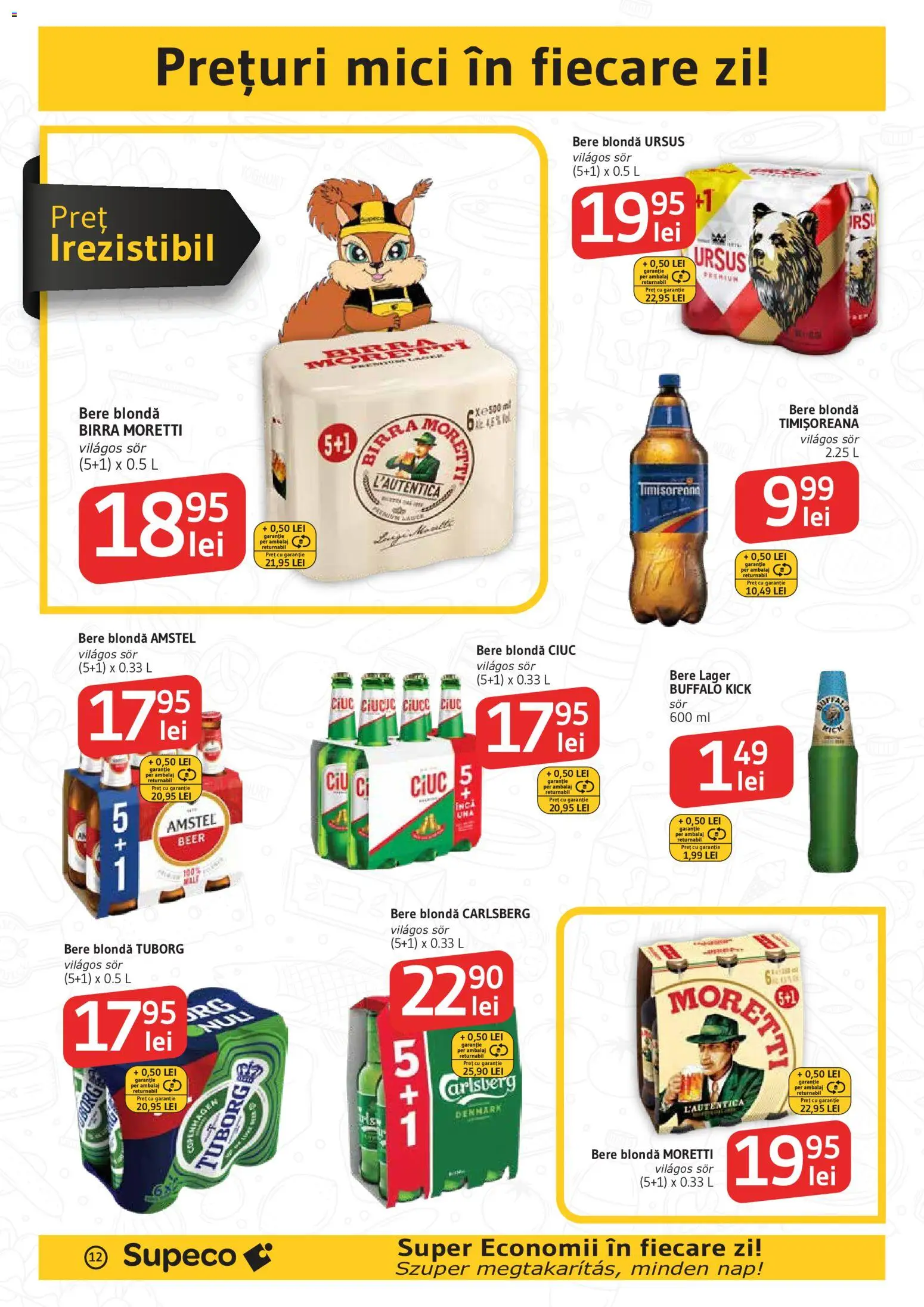 Noul catalog Supeco – valabil de la 15.10.2026 | Pagină: 12 | Produse: Ursus, Mici, Bere